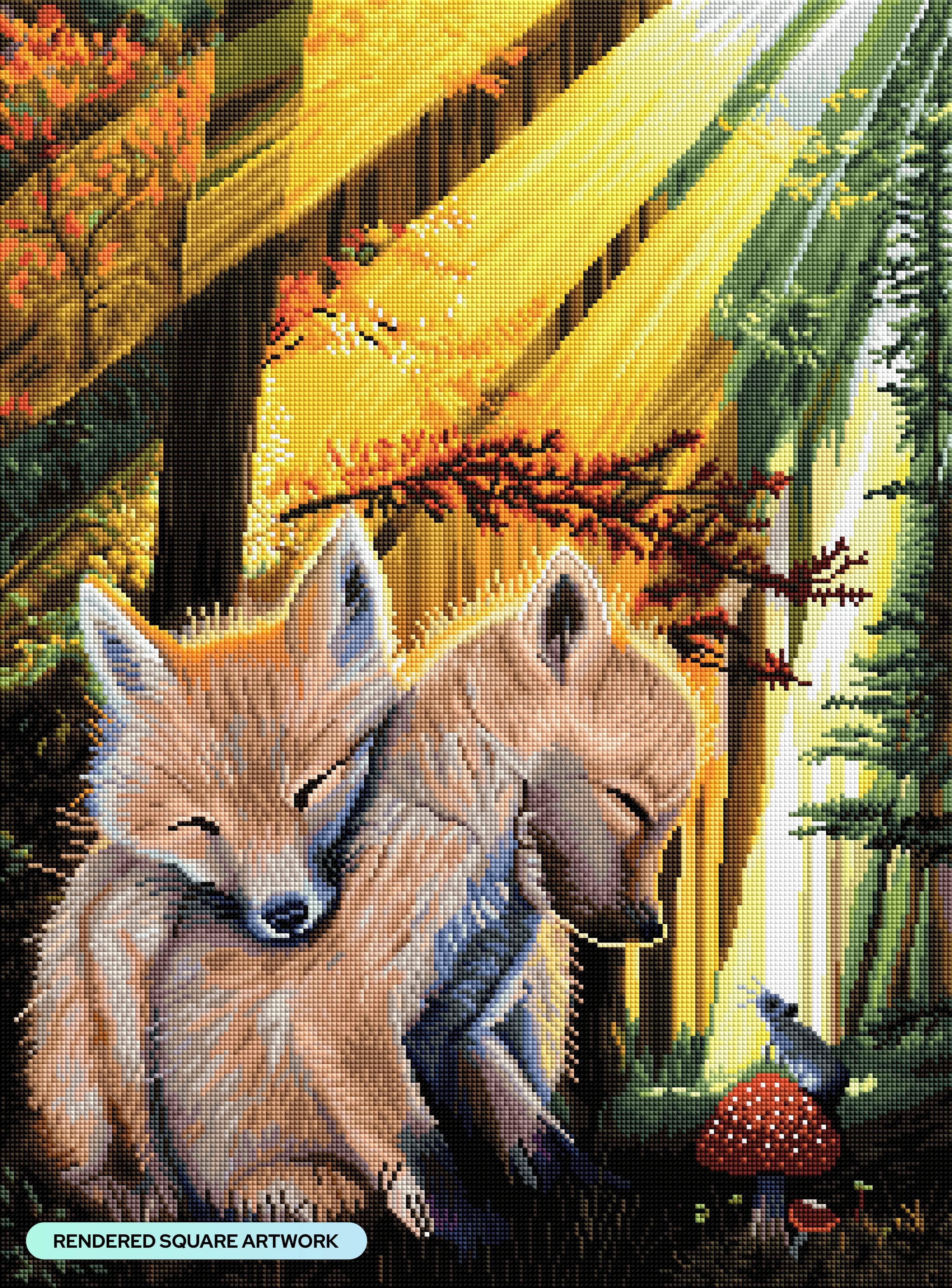The Warmth of Home」ダイヤモンドペインティングキット – Diamond Art