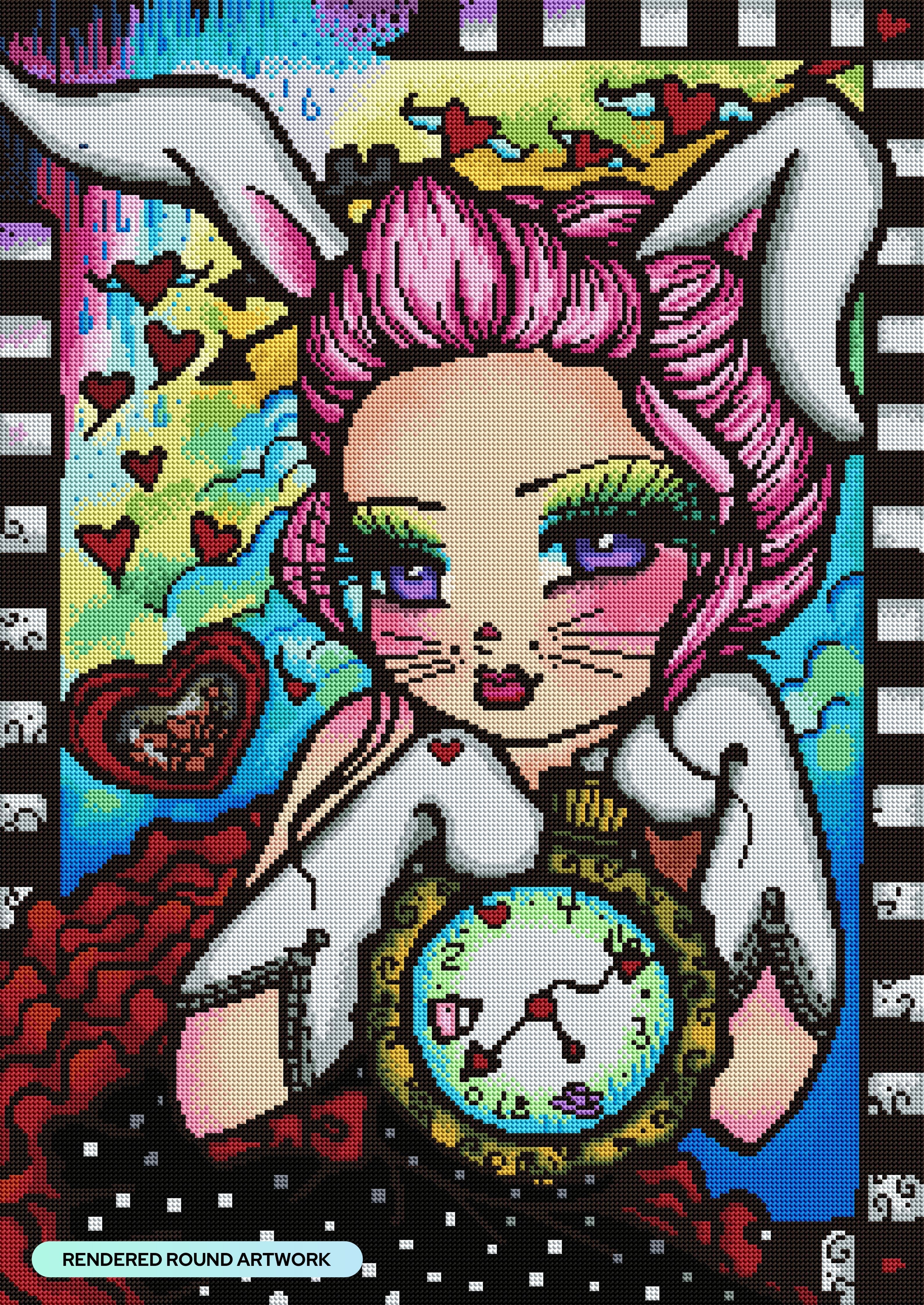Easter Bunny ©Dim-Draws – The One With The Diamond Art