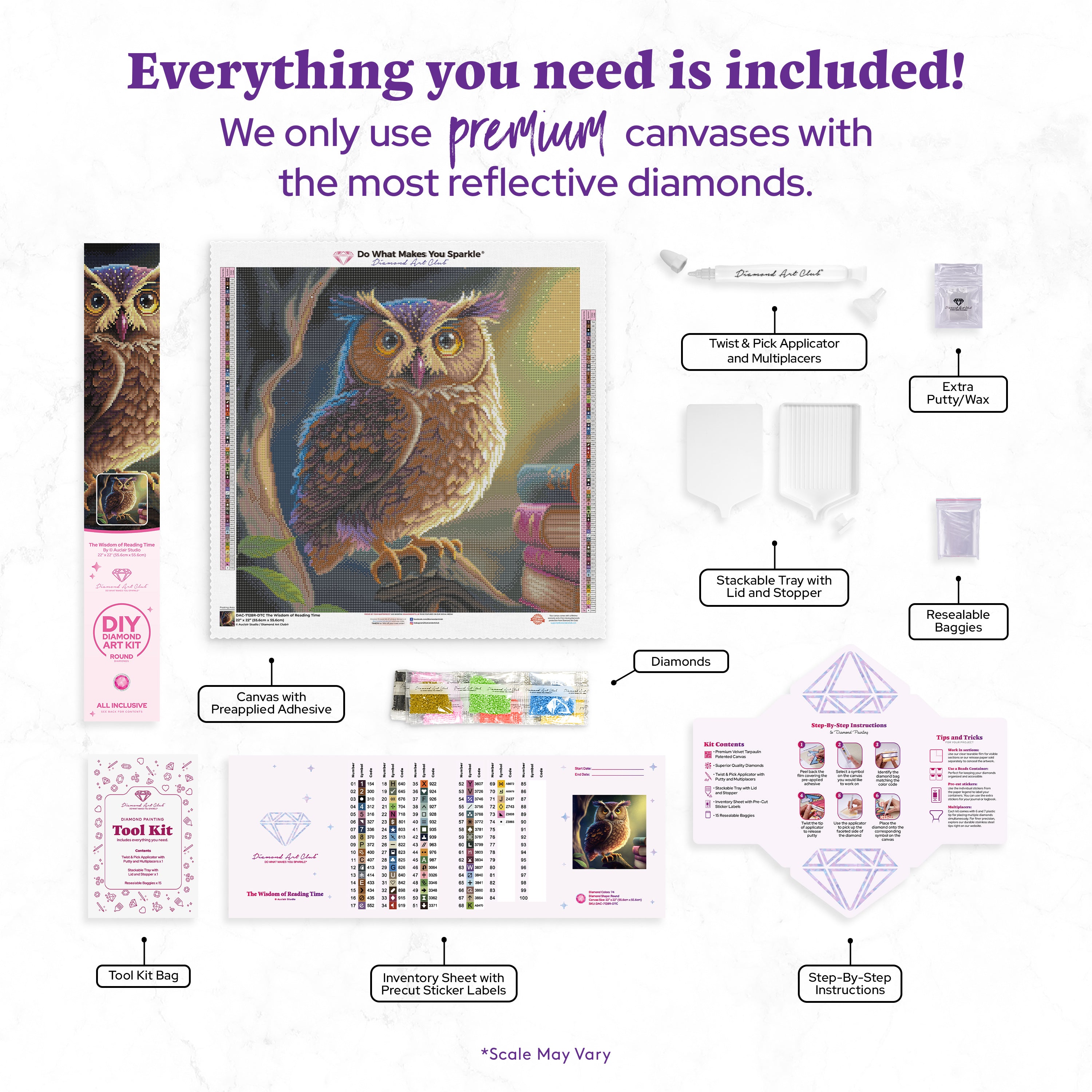 The Wisdom of Reading Time – Diamond Art Club
