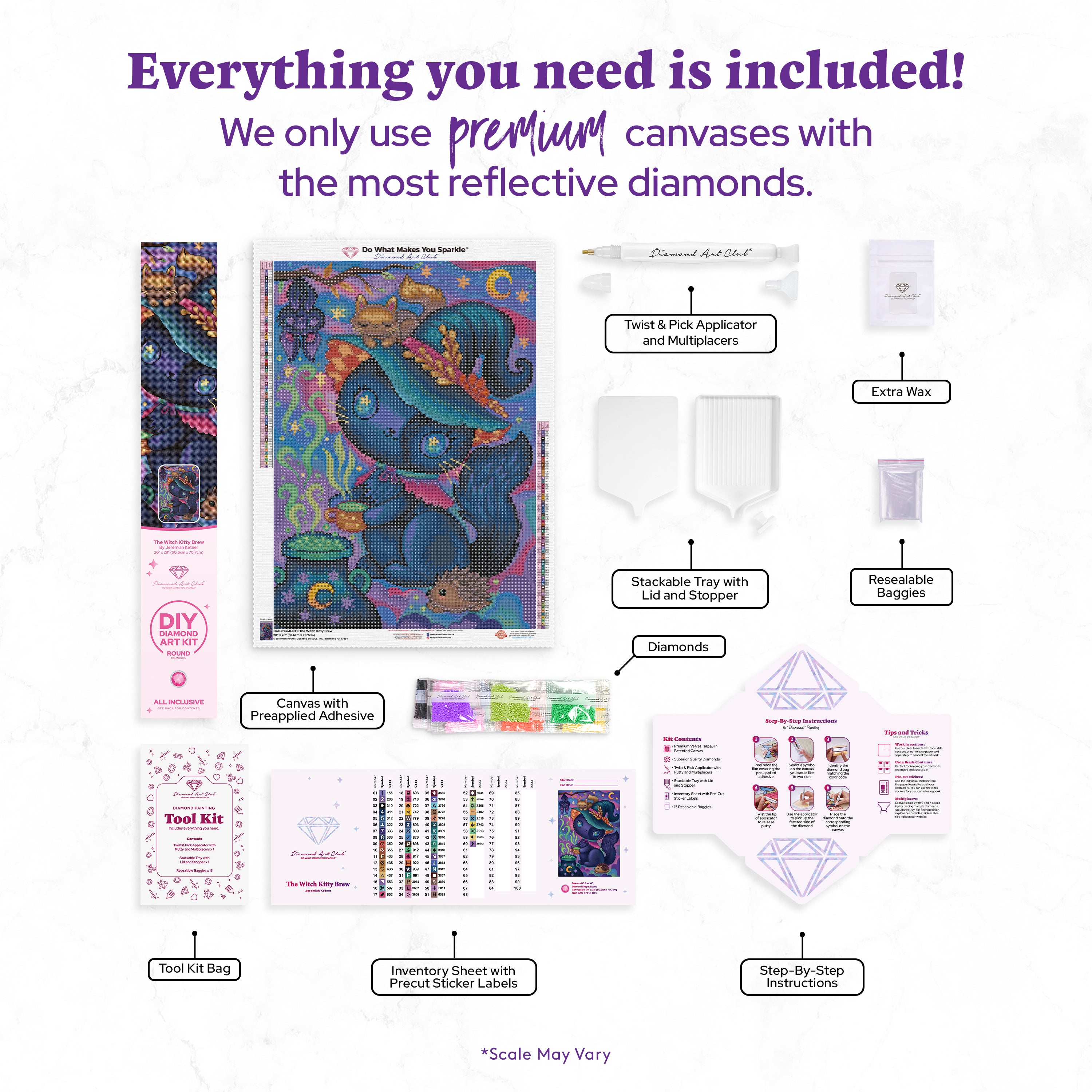 The Witch Kitty Brew – Diamond Art Club