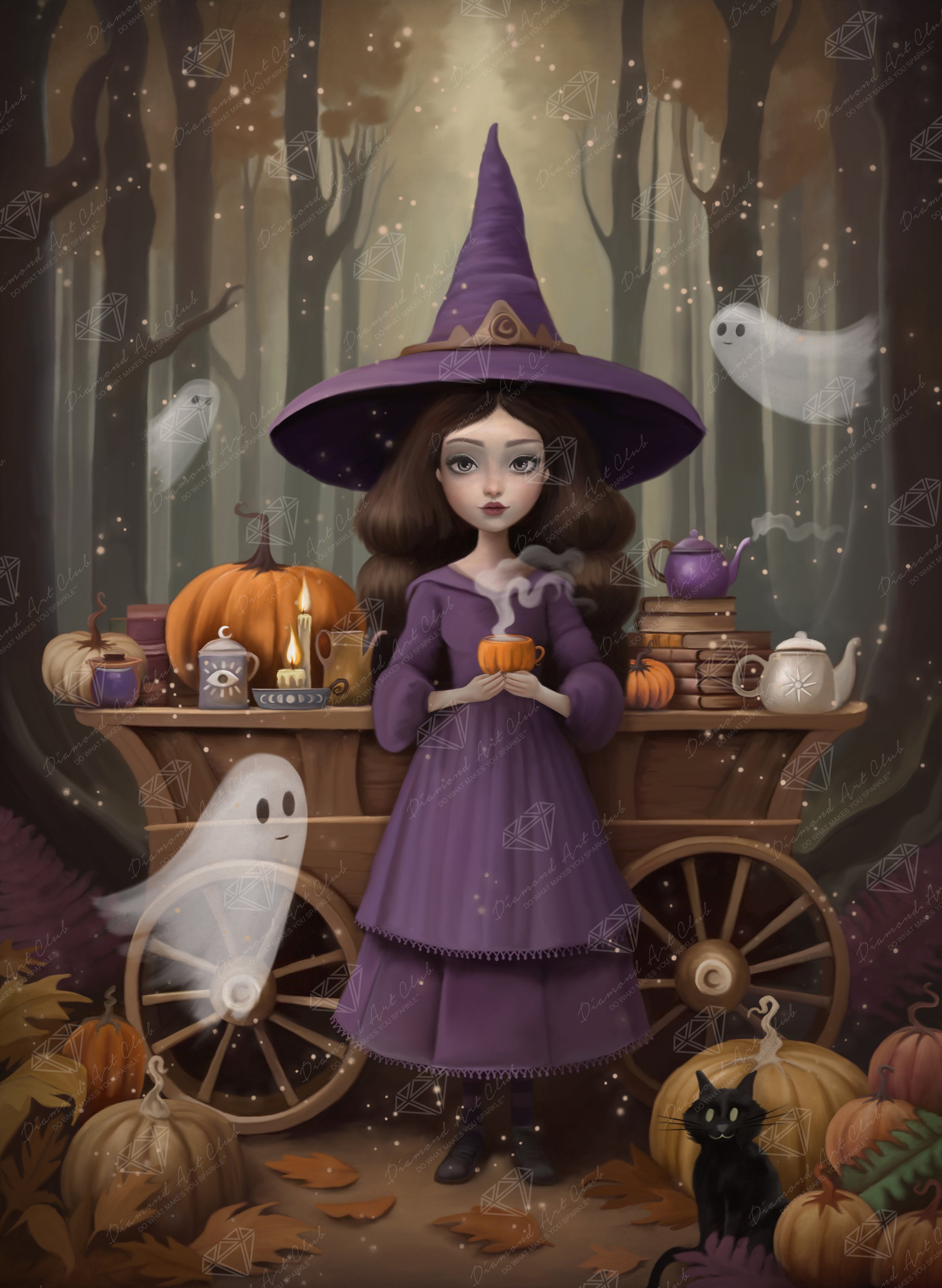 The Witch's Apothecary Cart – Diamond Art Club
