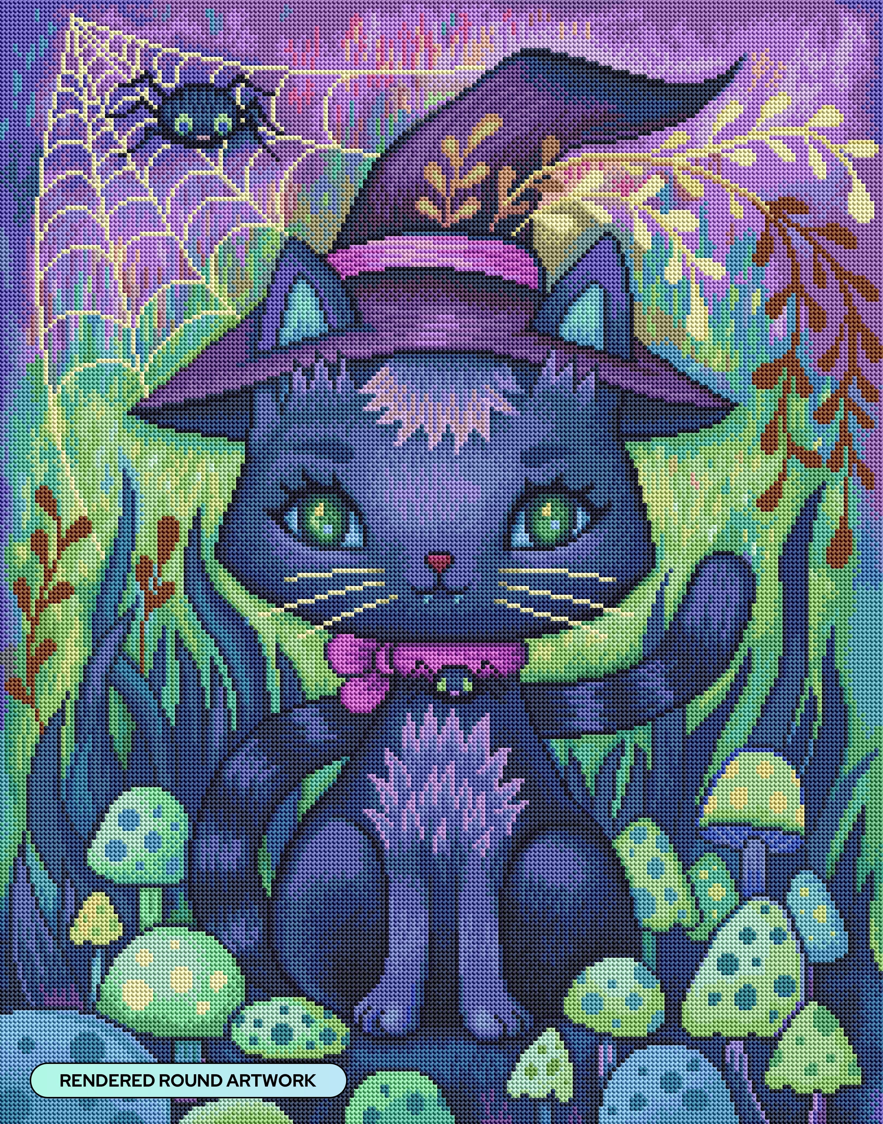 The Witch's Black Cat – Diamond Art Club