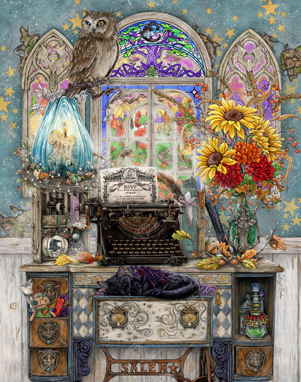 The Gypsy Fortune Teller. - Timeless Art of Cheryl Baker