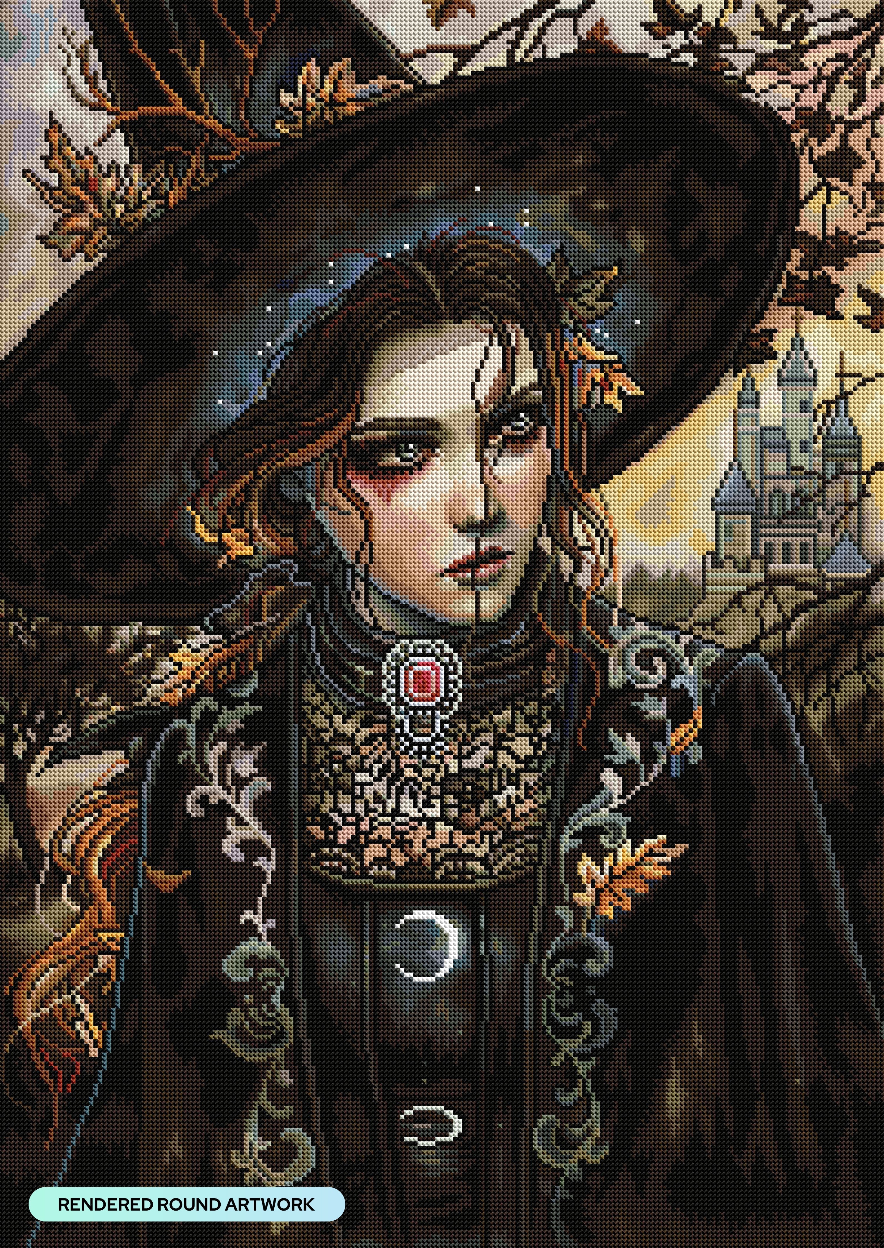 The Witch Who Stole the Night Diamond Painting Kit – Diamond Art Club