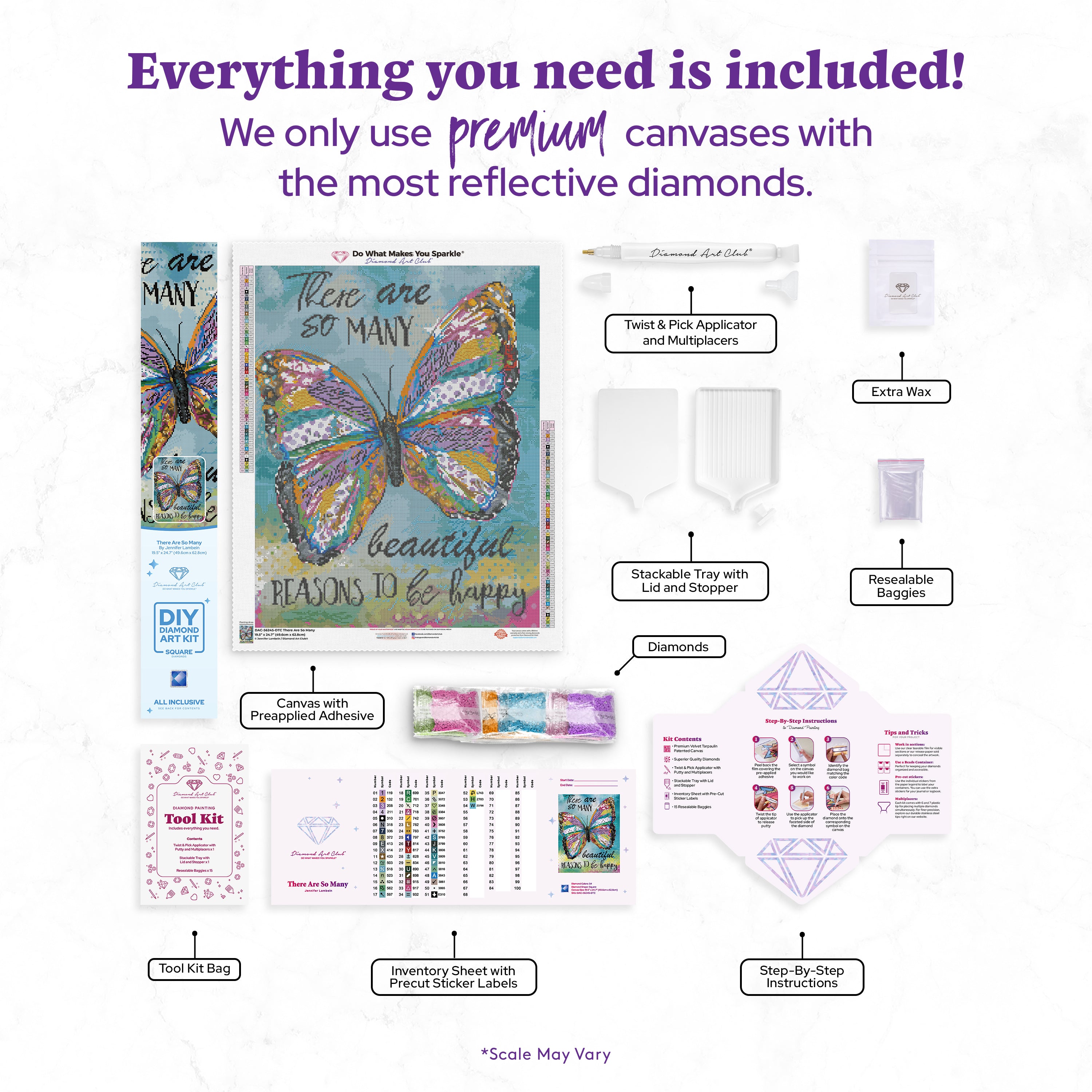 ダイヤモンドアートキットがこんなにたくさん – Diamond Art Club
