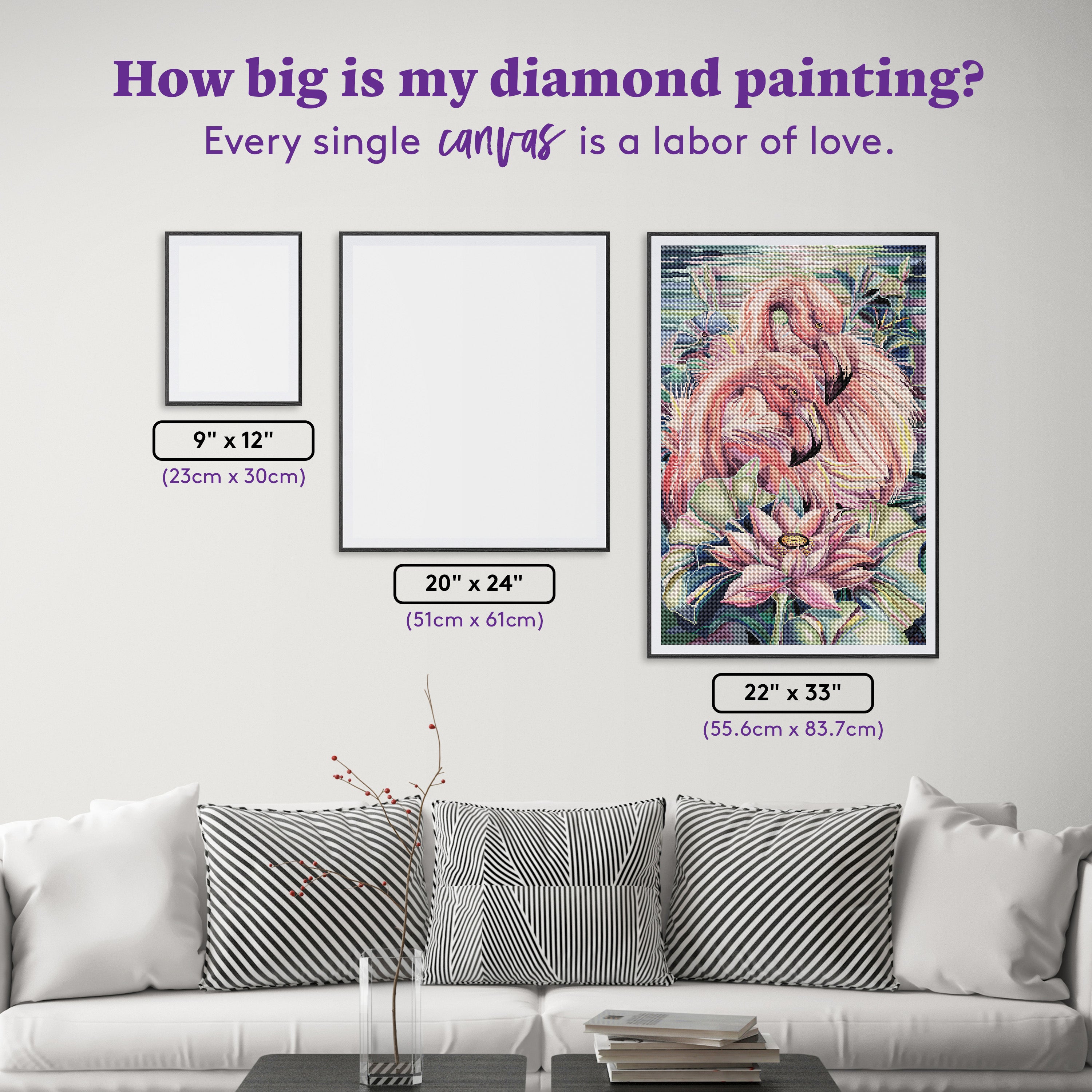 ピンクに思いを込めてのダイヤモンドアートキット – Diamond Art Club