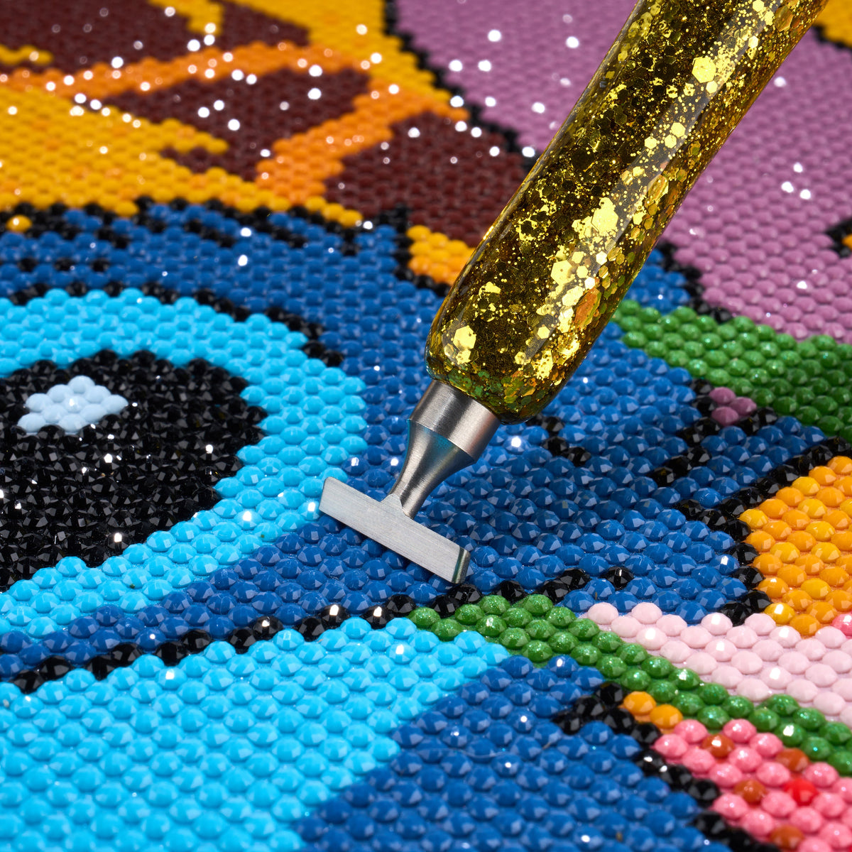 Diamond Painting Threaded Stainless Steel 6 Tip Angled Multiplacer for Twist-On Pens