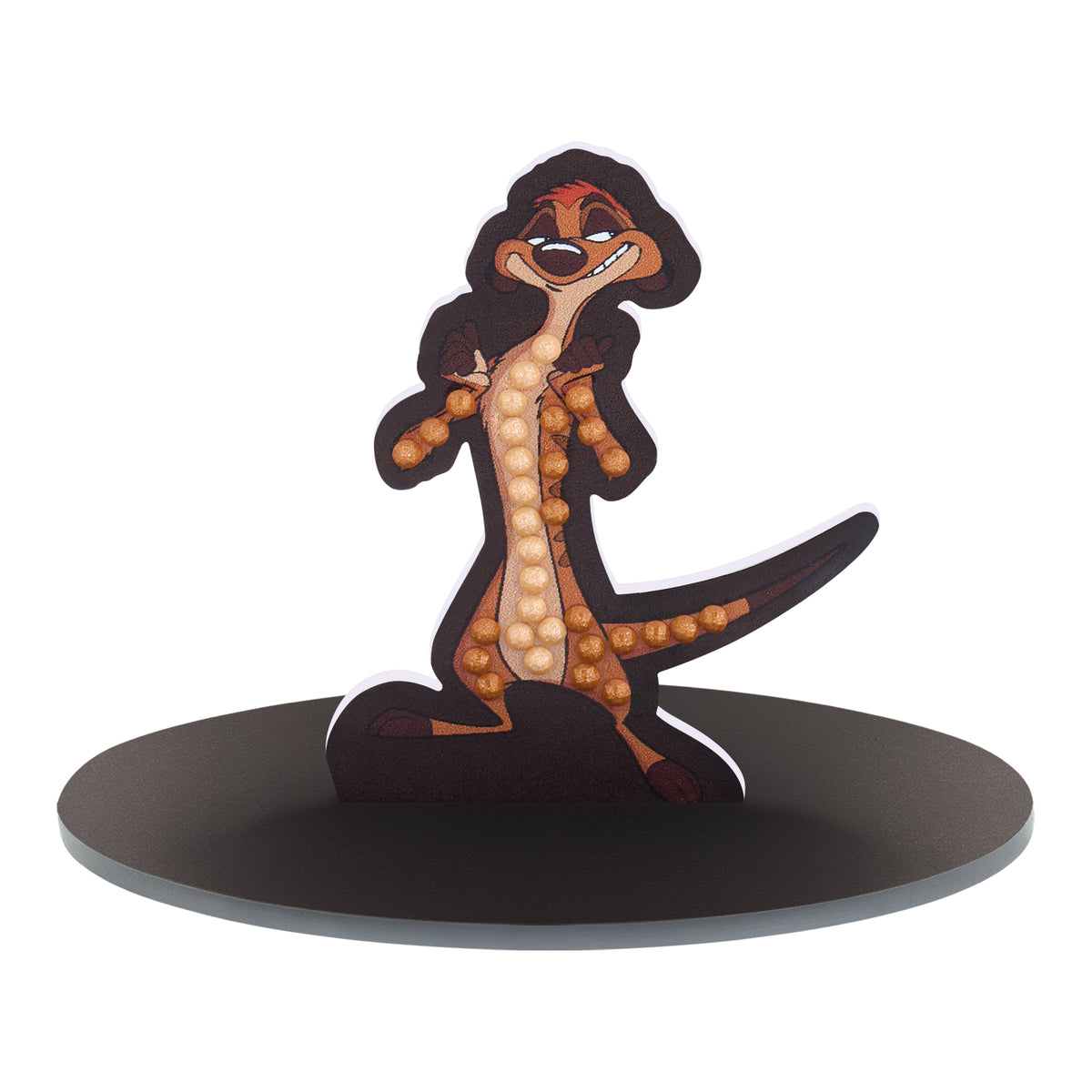 Diamond Painting Timon - Sparkle Pals™ 1.9" x 2.6" (5cm x 6.8cm) / Round with 2 Colors including 2 Fairy Dust Diamonds / 40
