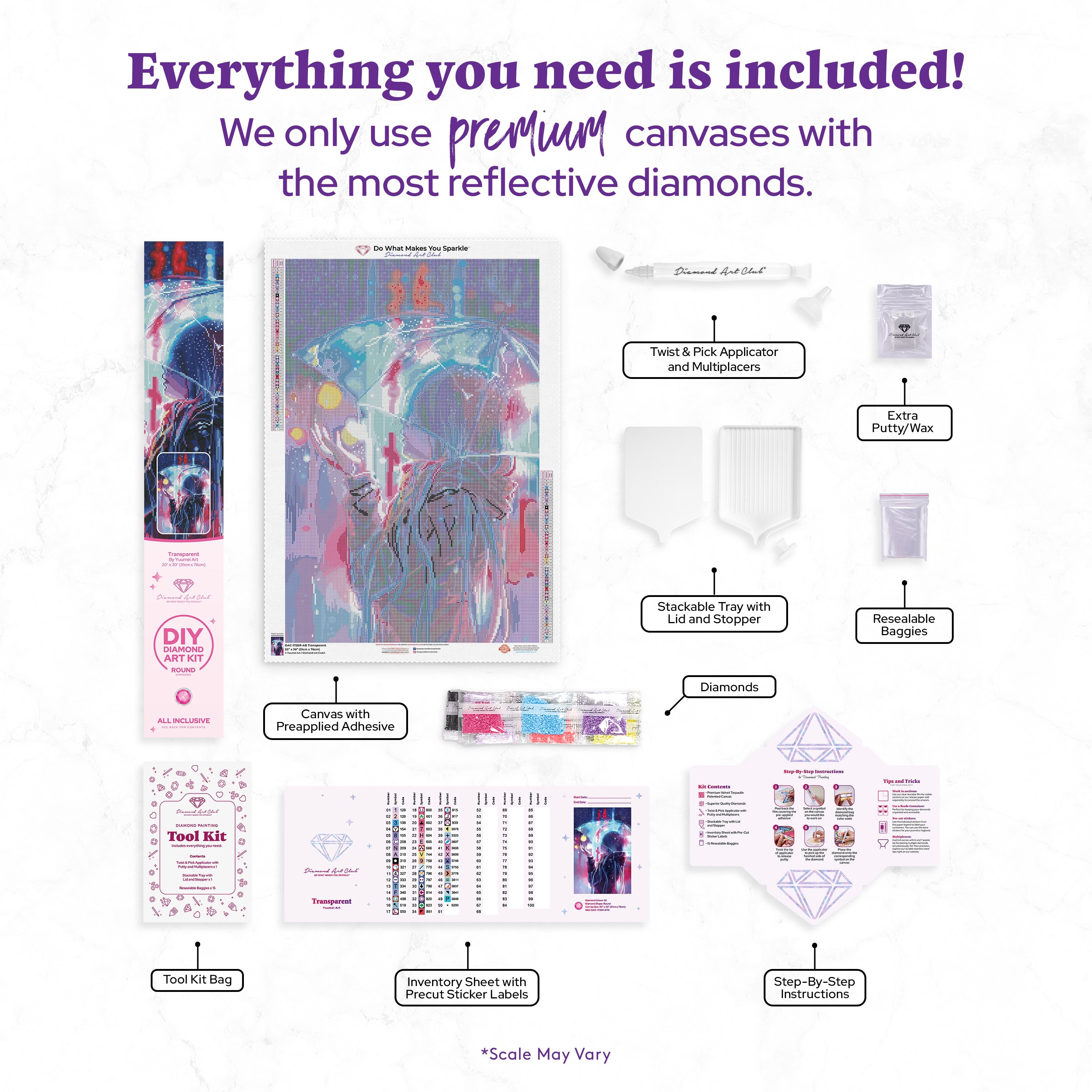 Transparent – Diamond Art Club