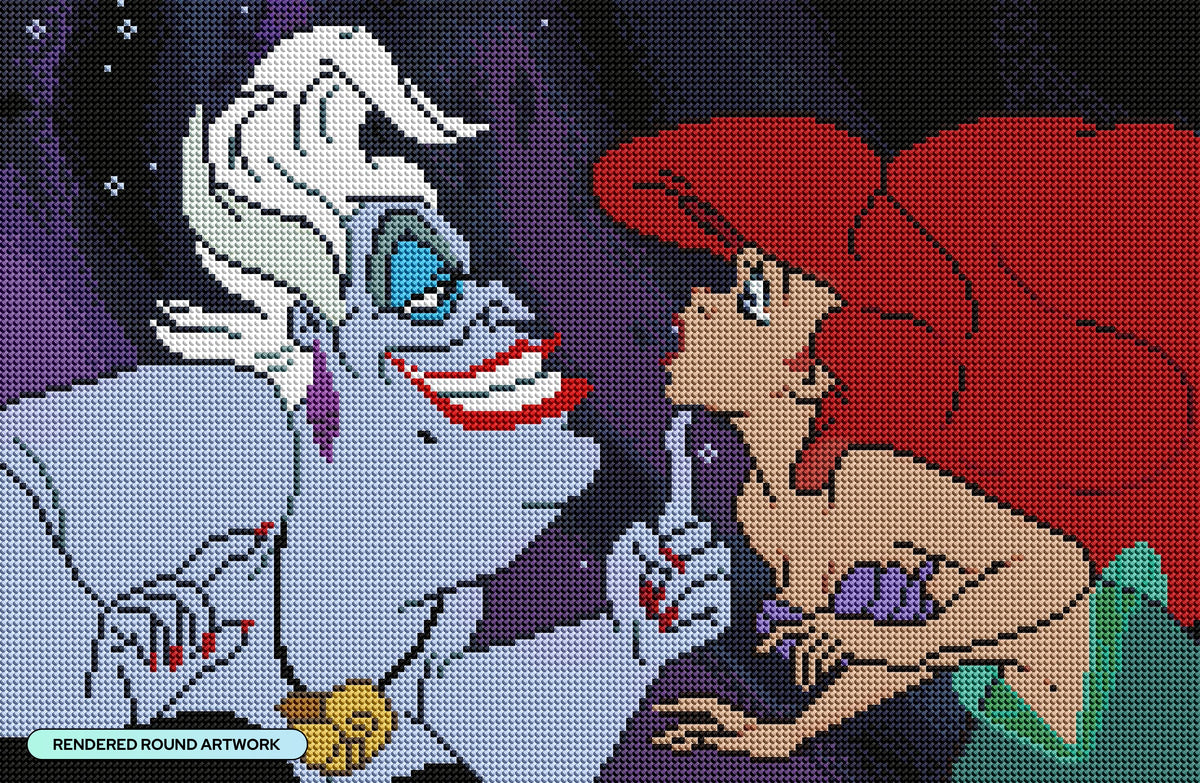 Diamond Painting Trust Your Heart 20" x 13" (50.6cm x 33cm) / Round with 31 Colors including 1 Electro Diamond and 4 Fairy Dust Diamonds / 22,080