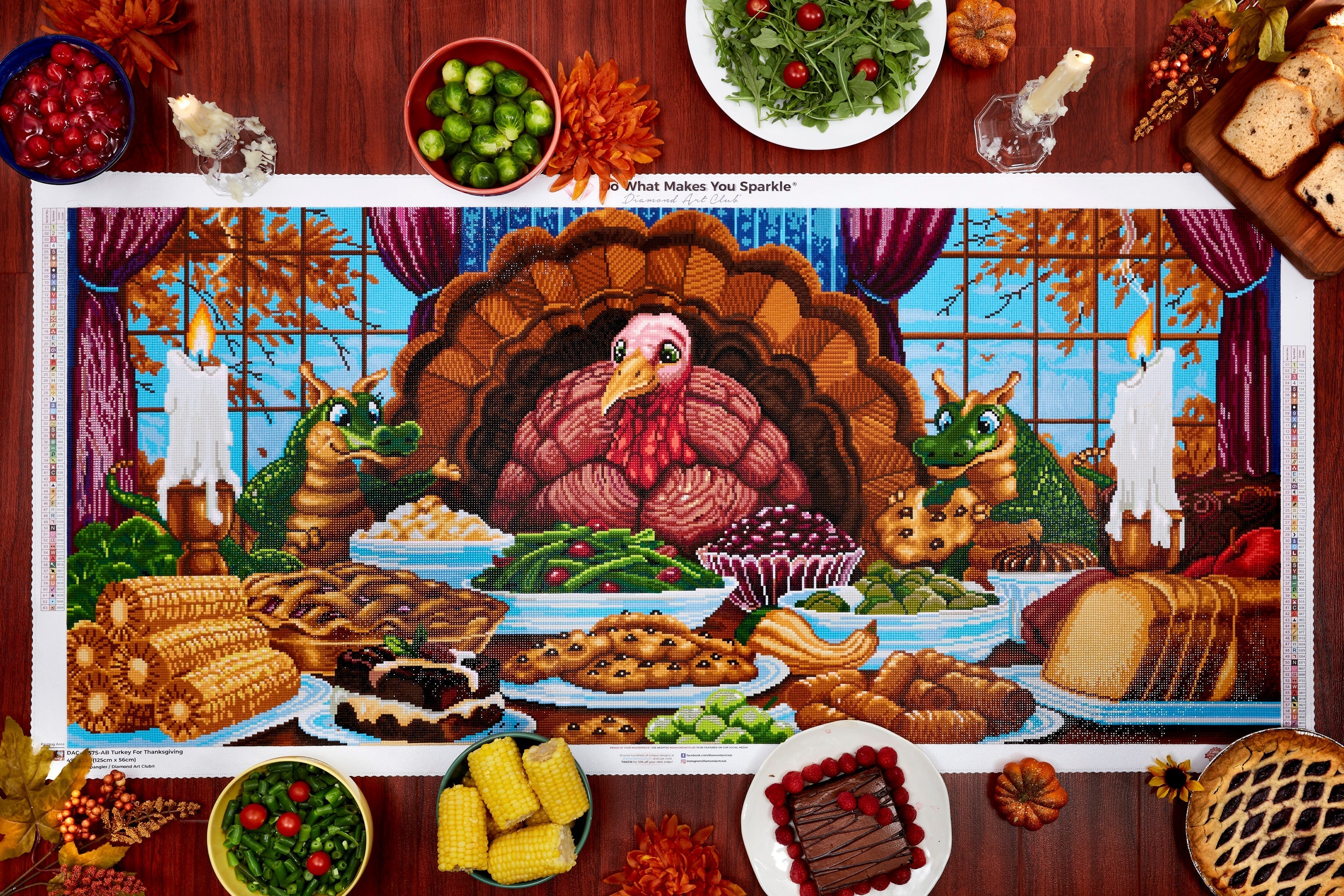 Thanksgiving Dinner Painting