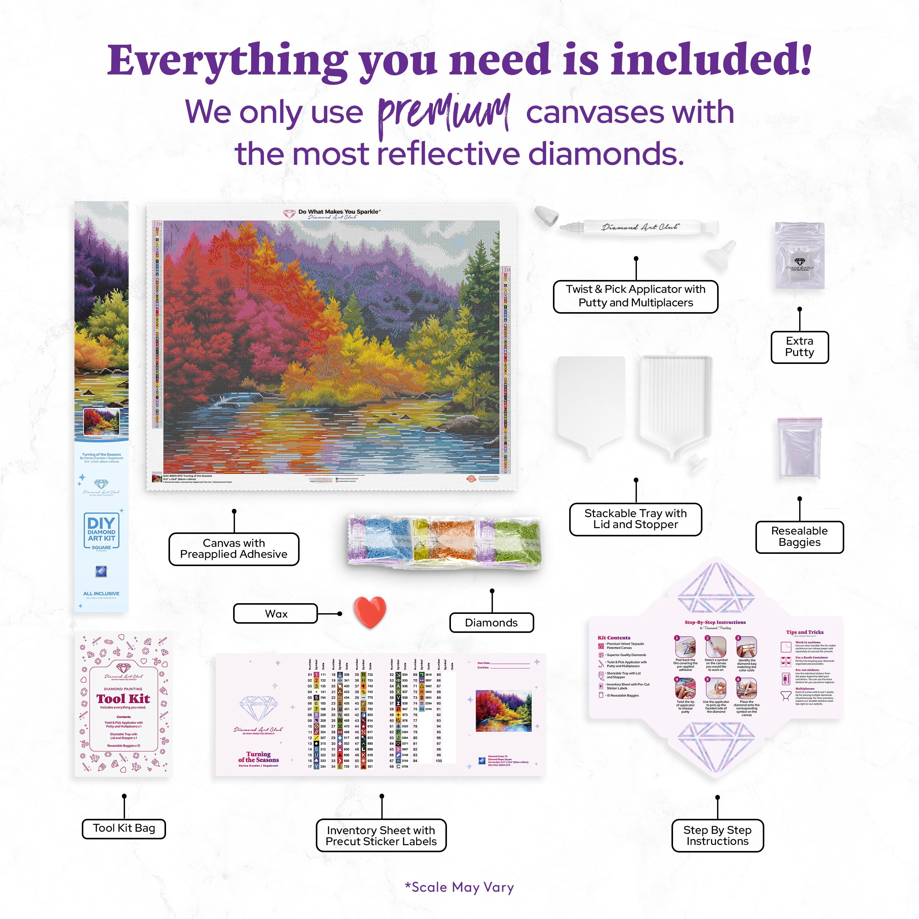 Turning of the Seasons Diamond Painting Kit – Diamond Art Club