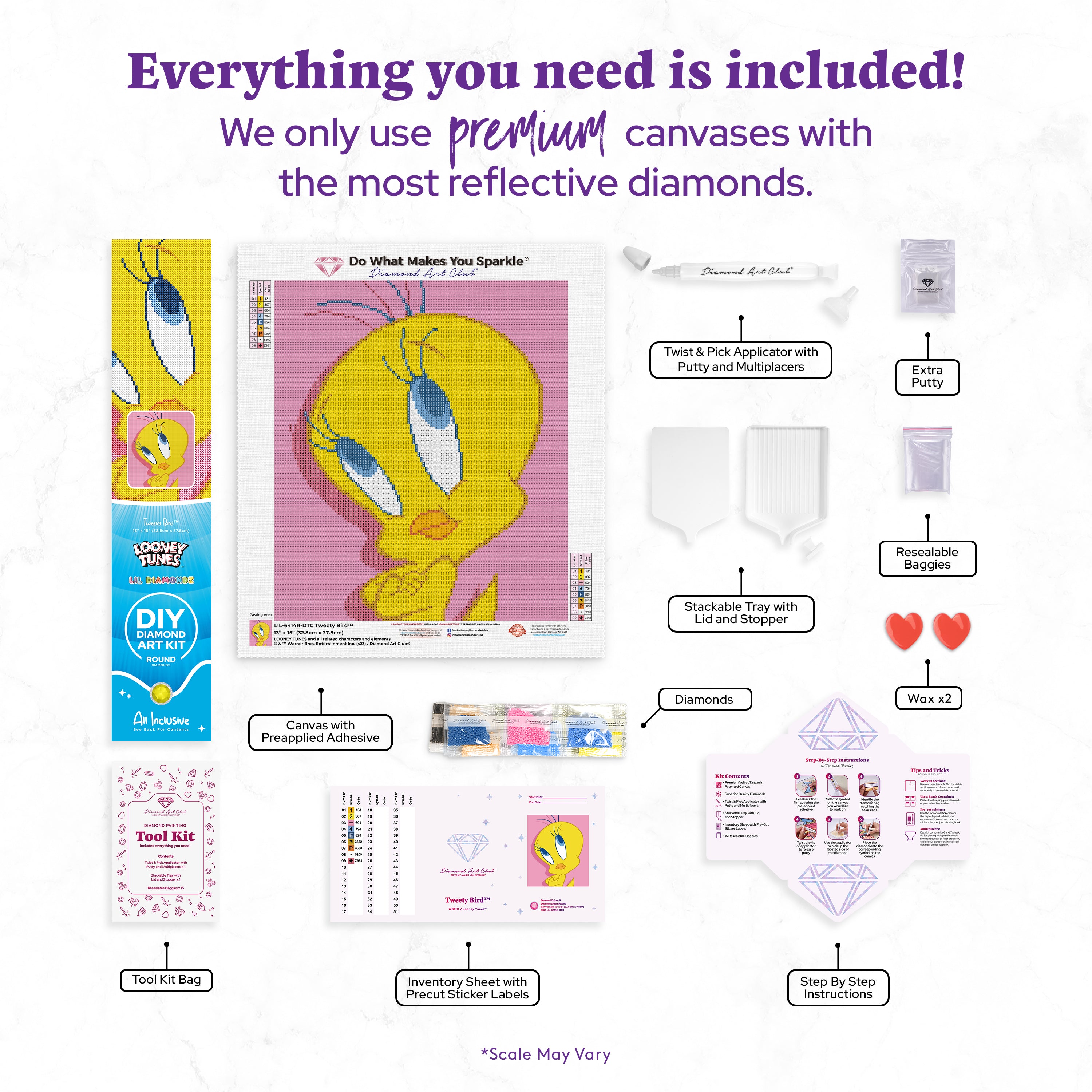 Tweety Bird™ – Diamond Art Club