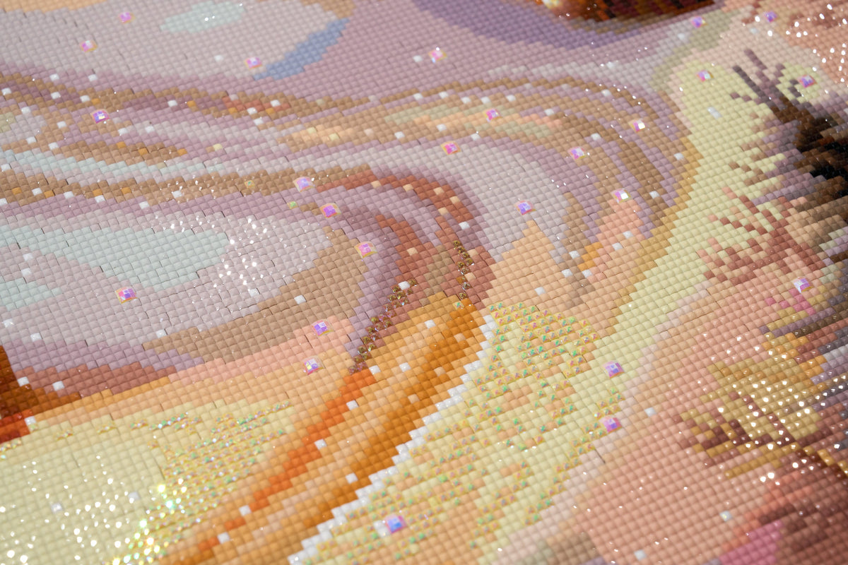 Diamond Painting Twilight Town 22" x 29" (55.8cm x 73.7cm) / Square with 76 Colors including 2 ABs and 1 Special Diamond and 3 Fairy Dust Diamonds / 66,304