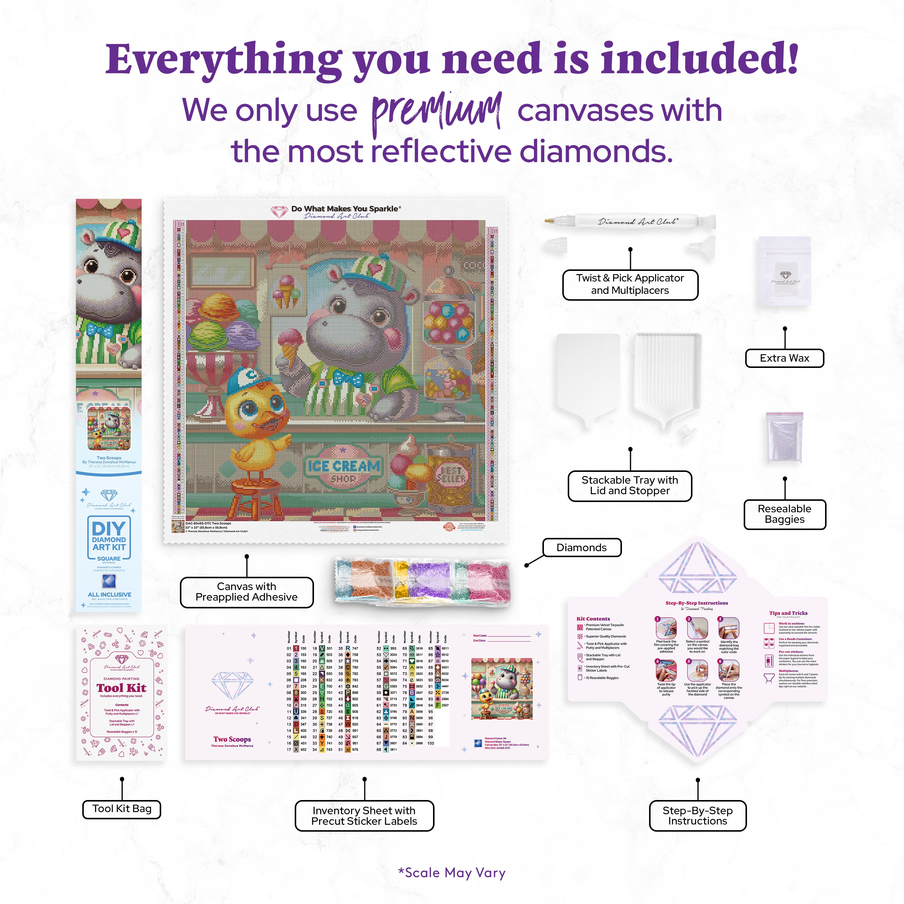 Two Scoops – Diamond Art Club