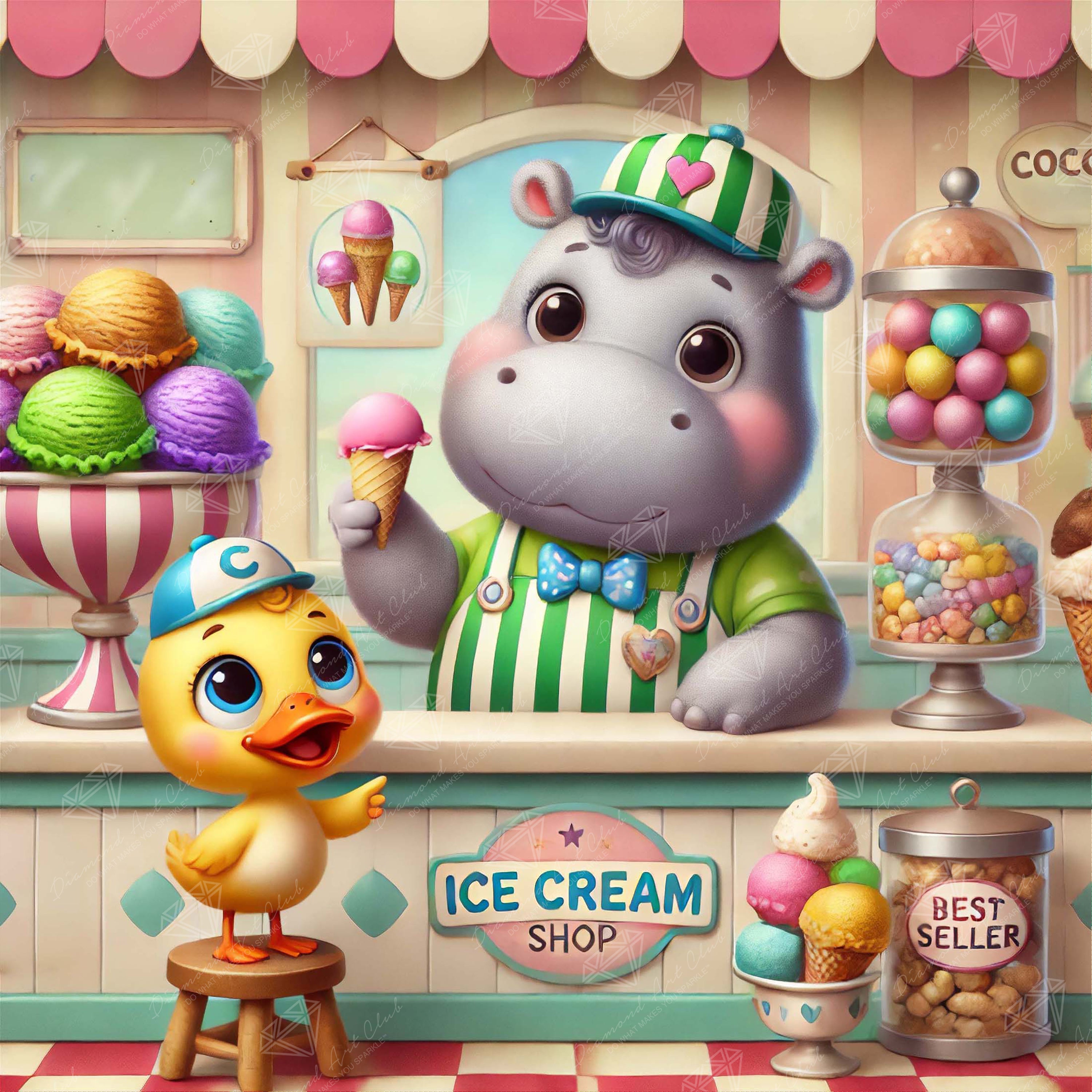Two Scoops – Diamond Art Club