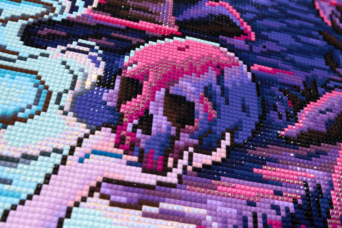 Diamond Painting Undead Witch 25.6" x 35" (65cm x 88.9cm) / Square with 43 Colors including 2 ABs and 2 Fairy Dust Diamonds / 93,177