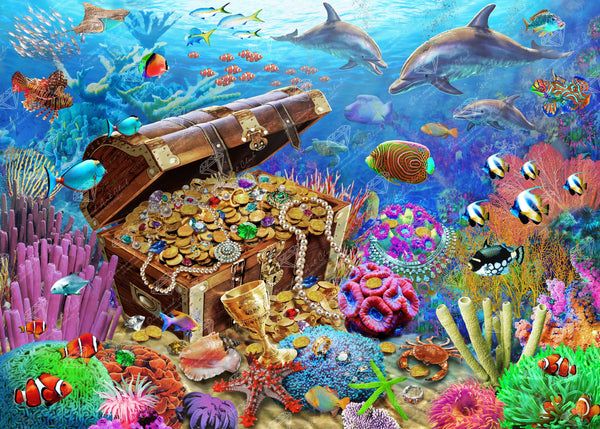 Undersea Treasure Diamond Painting Kit – Diamond Art Club