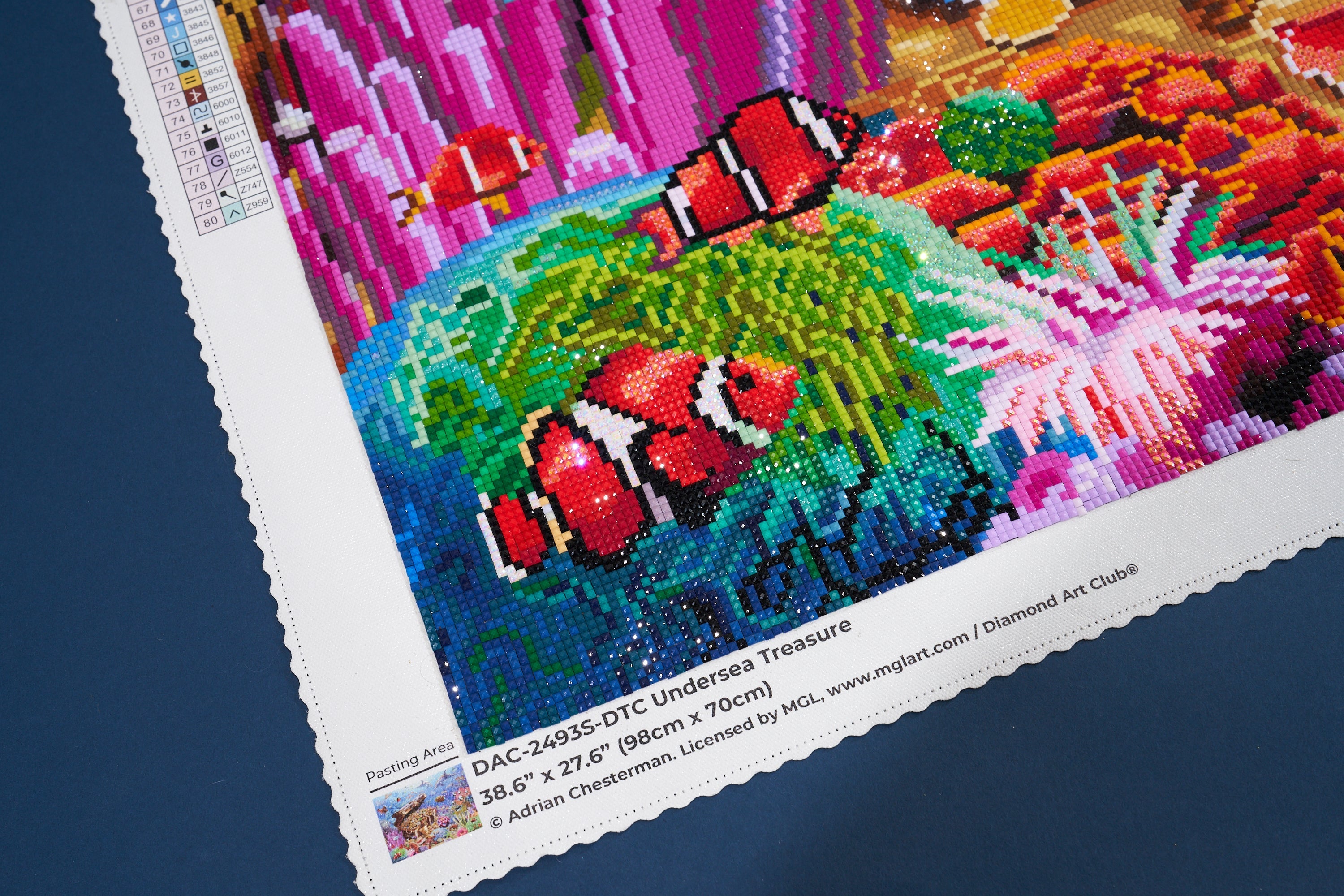 海中の宝物 ダイヤモンドペインティングキット – Diamond Art Club
