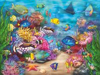 Diamond Painting Underwater 36.6" x 27.6" (93cm x 70cm) / Square With 65 Colors Including 4 ABs and 2 Fairy Dust Diamonds / 104,813