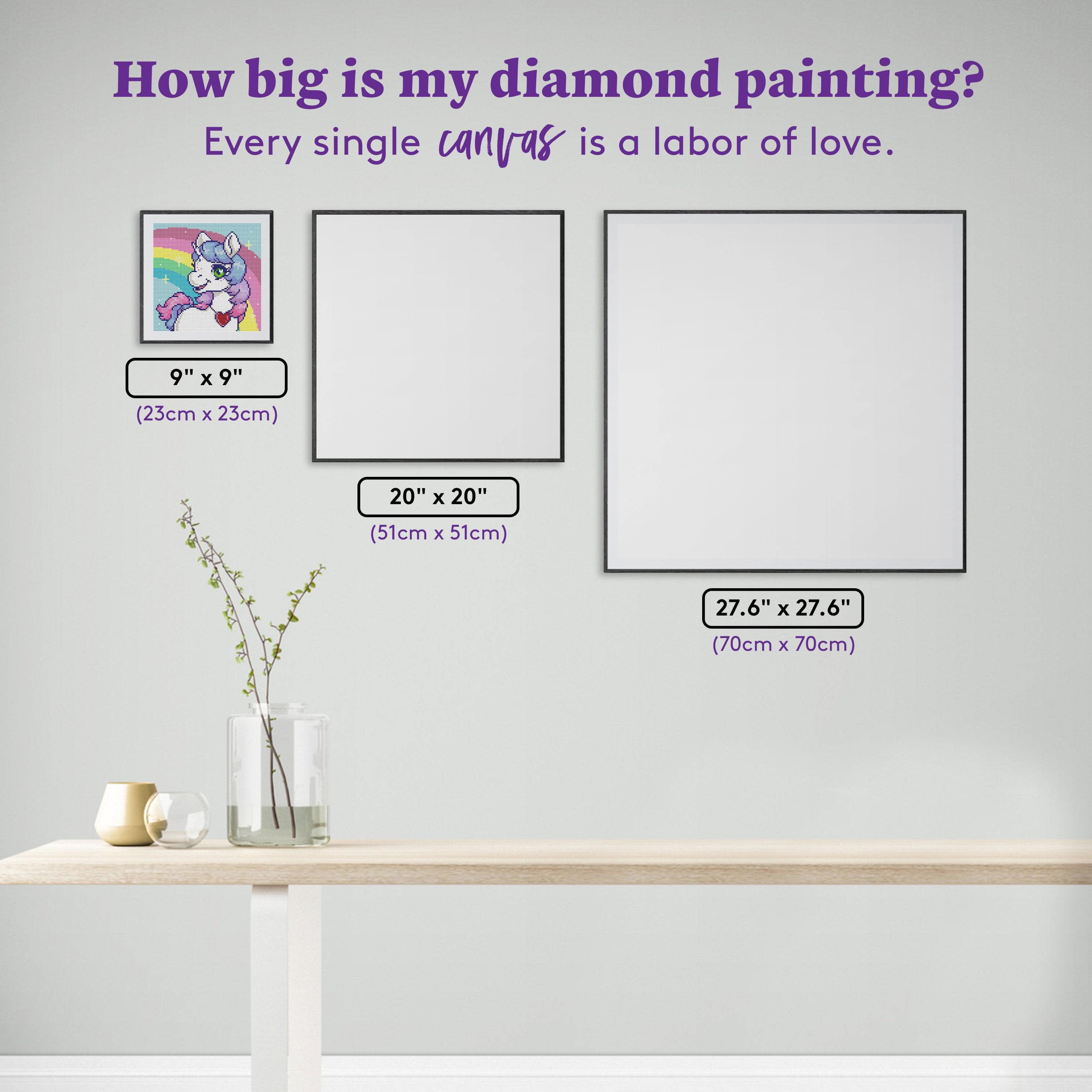 Unicorn Rainbow Diamond Painting | Diamond Art Club®