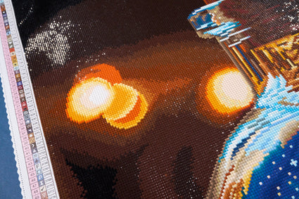 Diamond Painting Universe in a Bottle 25.6" x 45.7" (65cm x 115.7cm) / Square with 69 Colors including 1 AB and 3 Fairy Dust Diamonds / 121,365
