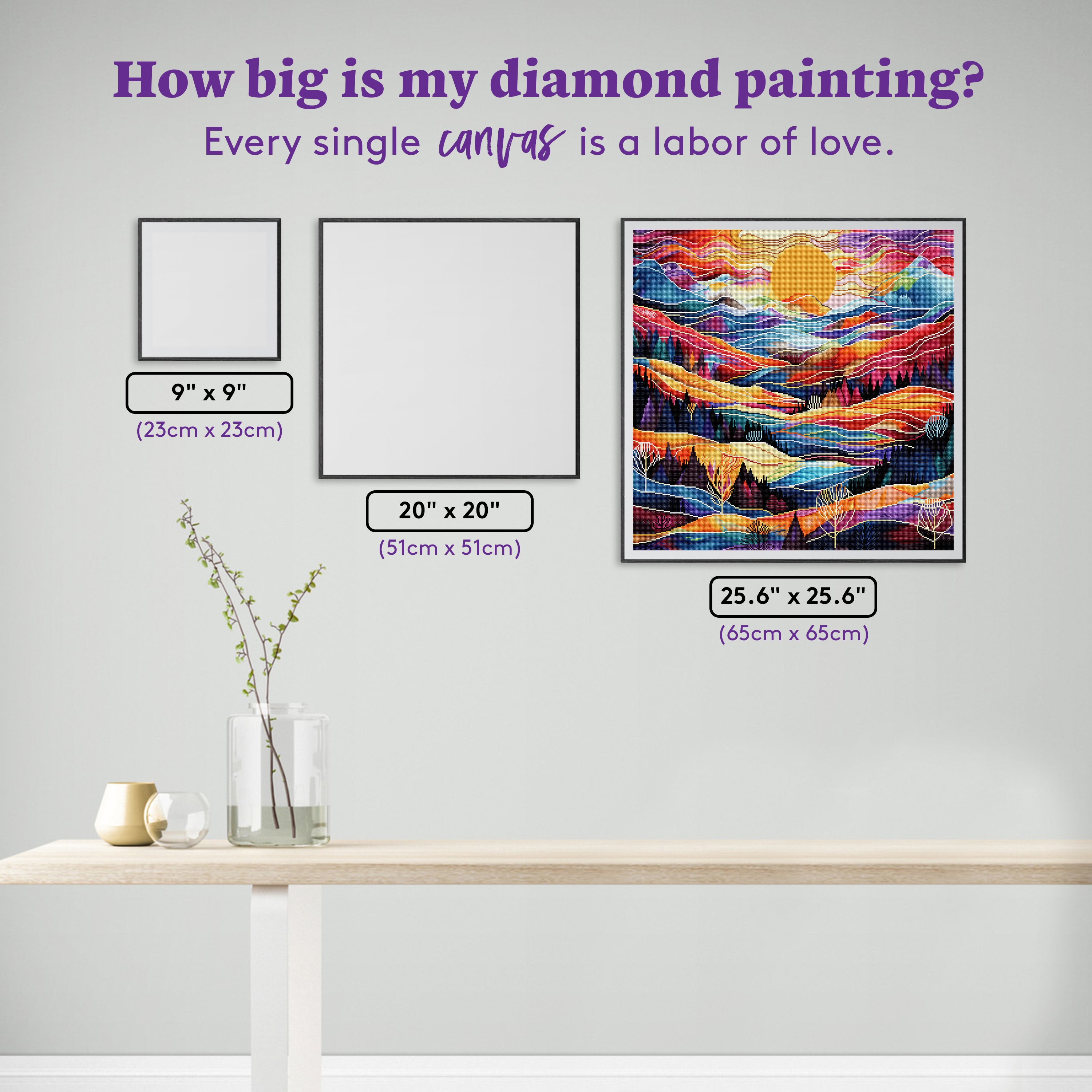 Valley Sunset – Diamond Art Club