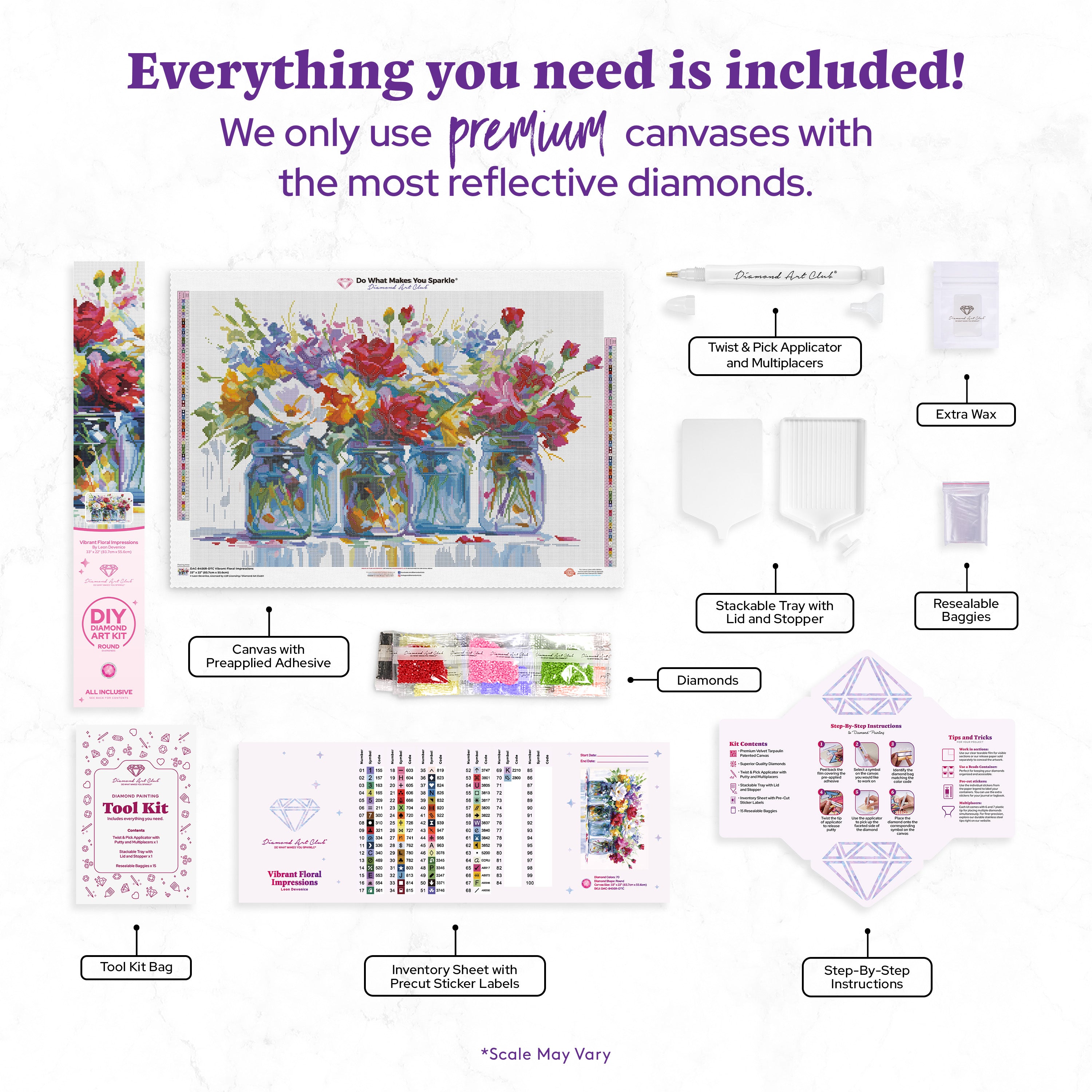 Vibrant Floral Impressions – Diamond Art Club