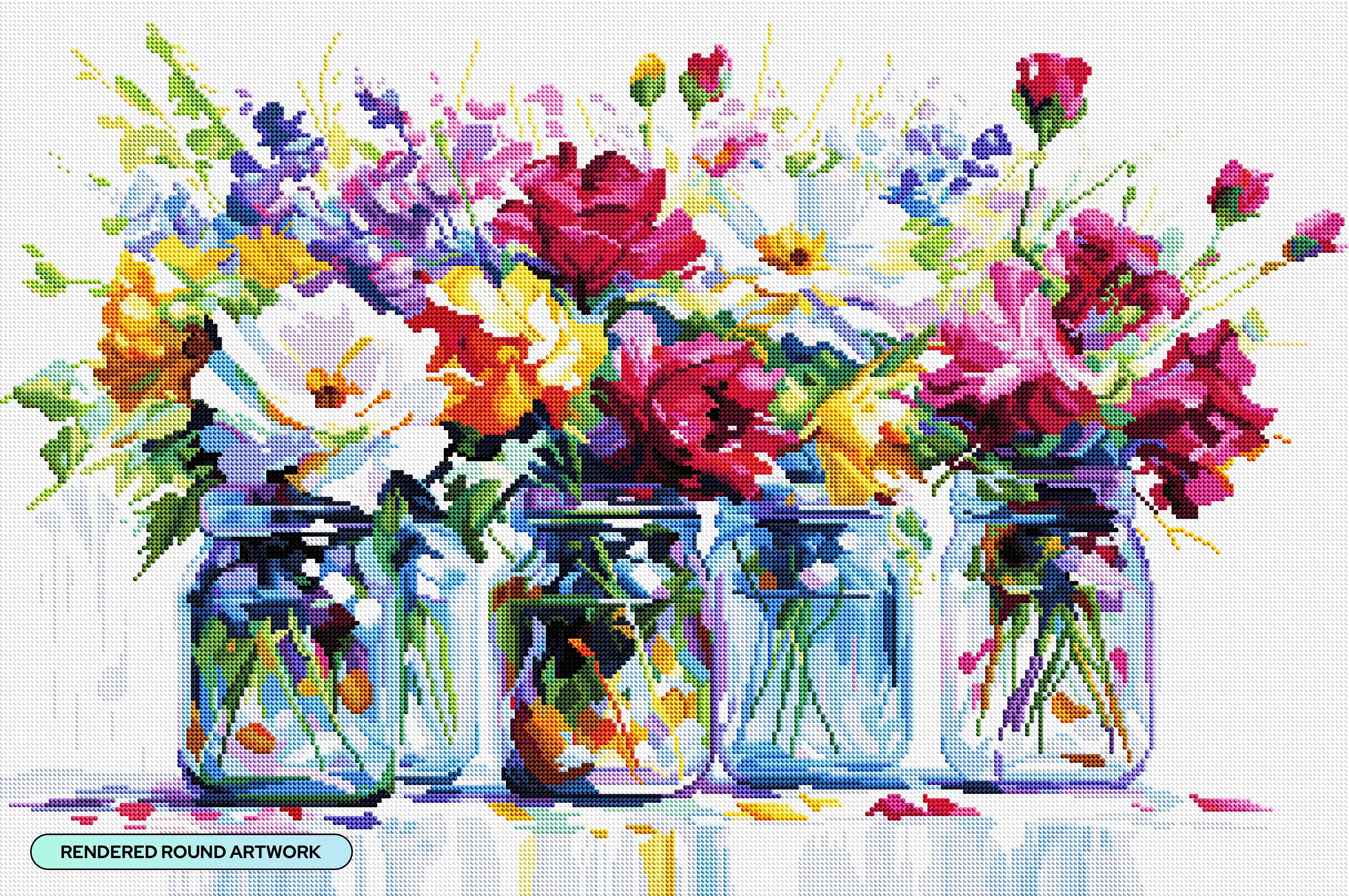Vibrant Floral Impressions – Diamond Art Club