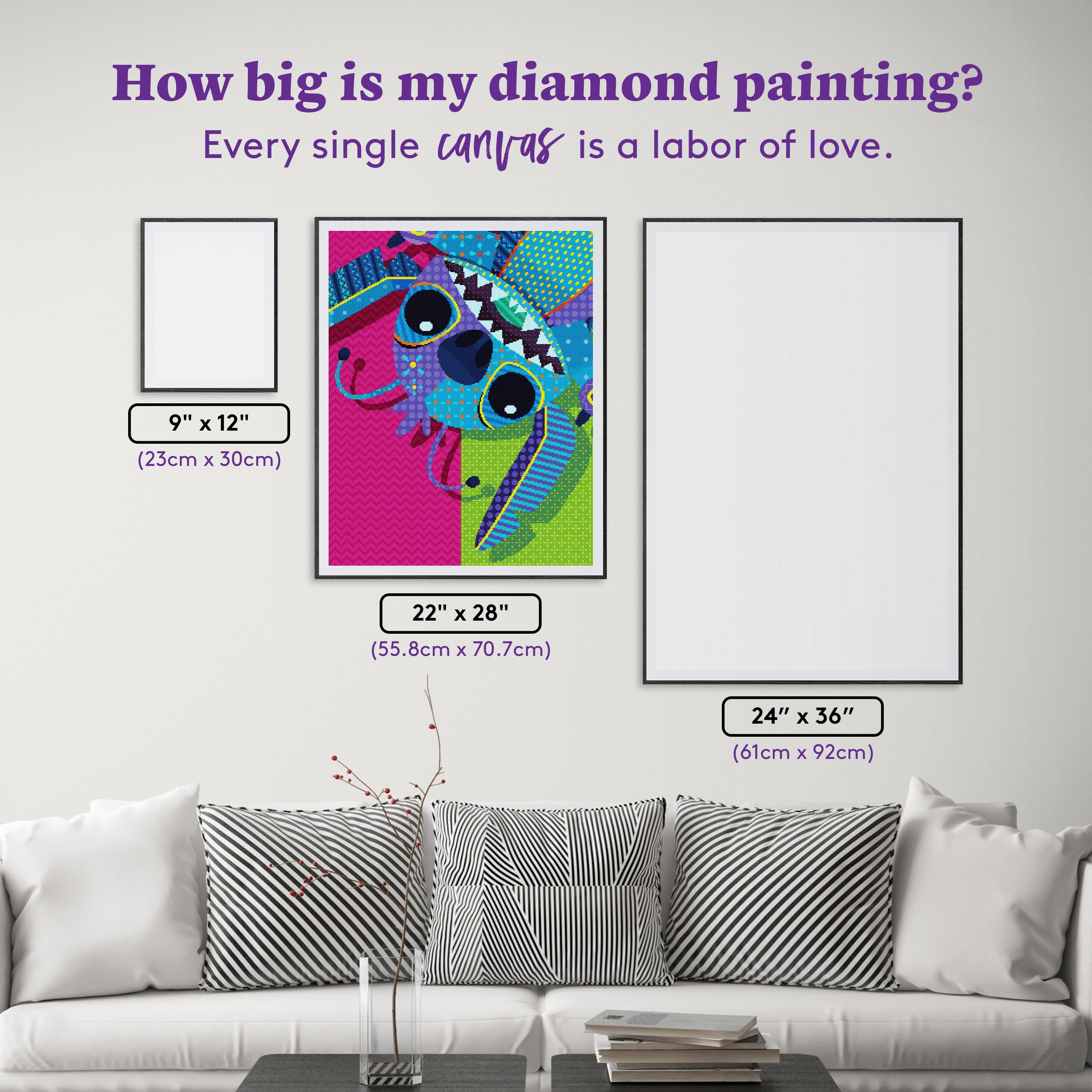 Vibrant Stitch Diamond Art Kit | Diamond Art Club