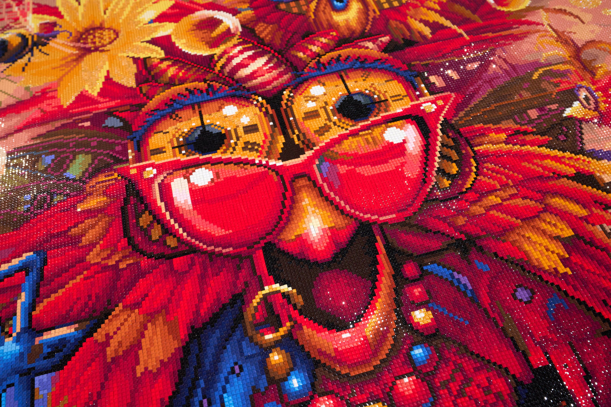 Diamond Painting Vivian & Vern 25.6" x 34.3" (65cm x 86.9cm) / Square with 66 Colors including 1 AB and 4 Fairy Dust Diamonds / 91,089