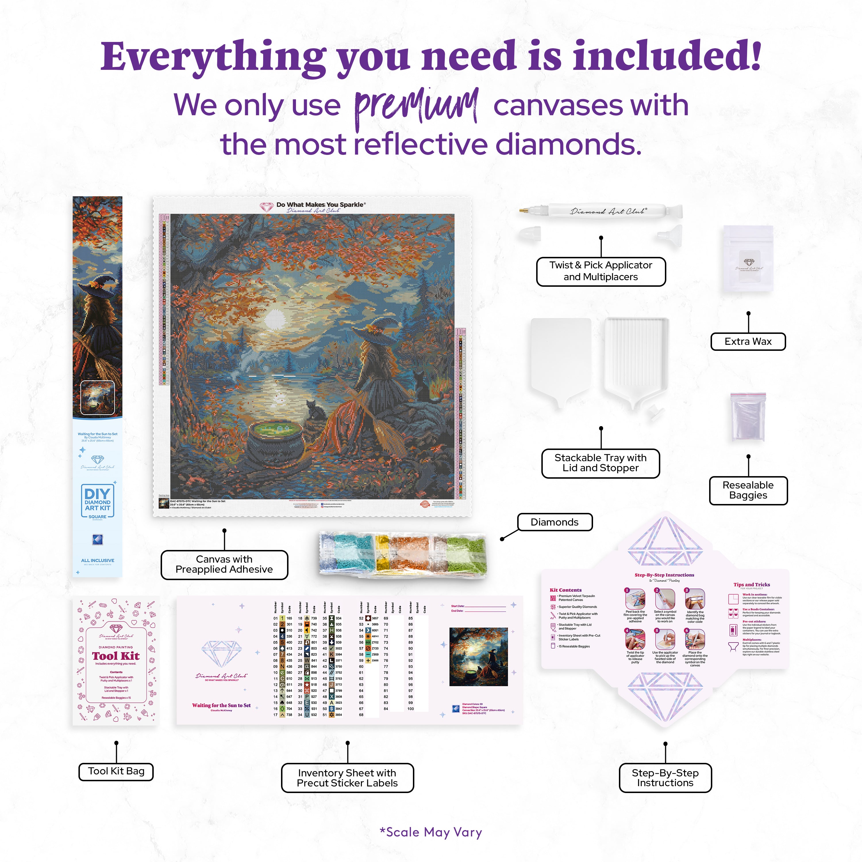 Waiting for the Sun to Set Diamond Painting Kit – Diamond Art Club