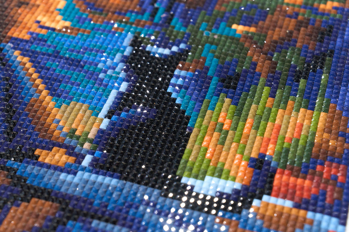 Diamond Painting Waiting for the Sun to Set 25.6" x 25.6" (65cm x 65cm) / Square with 59 Colors including 1 AB and 4 Fairy Dust Diamonds / 68,121