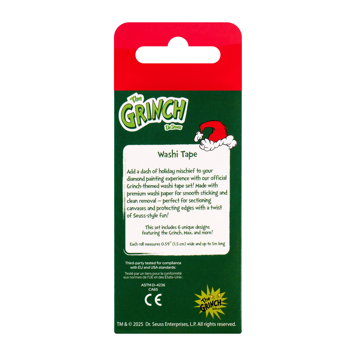 Diamond Painting Washi Tape - Grinch