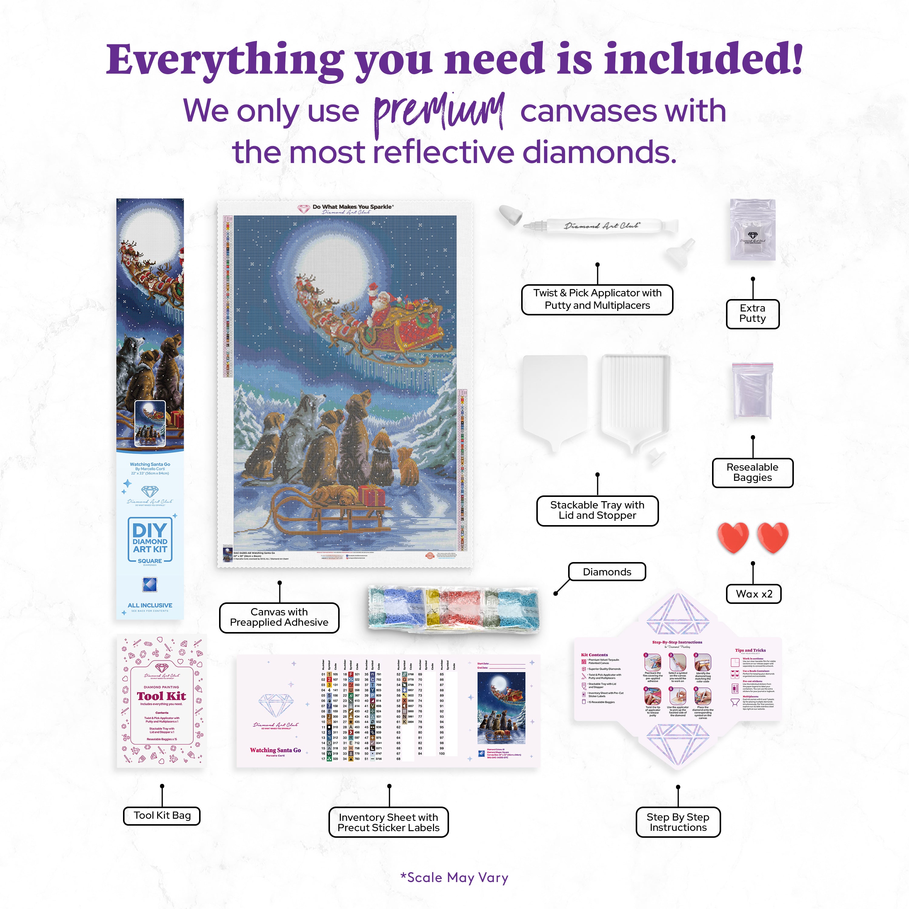 Watching Santa Go – Diamond Art Club