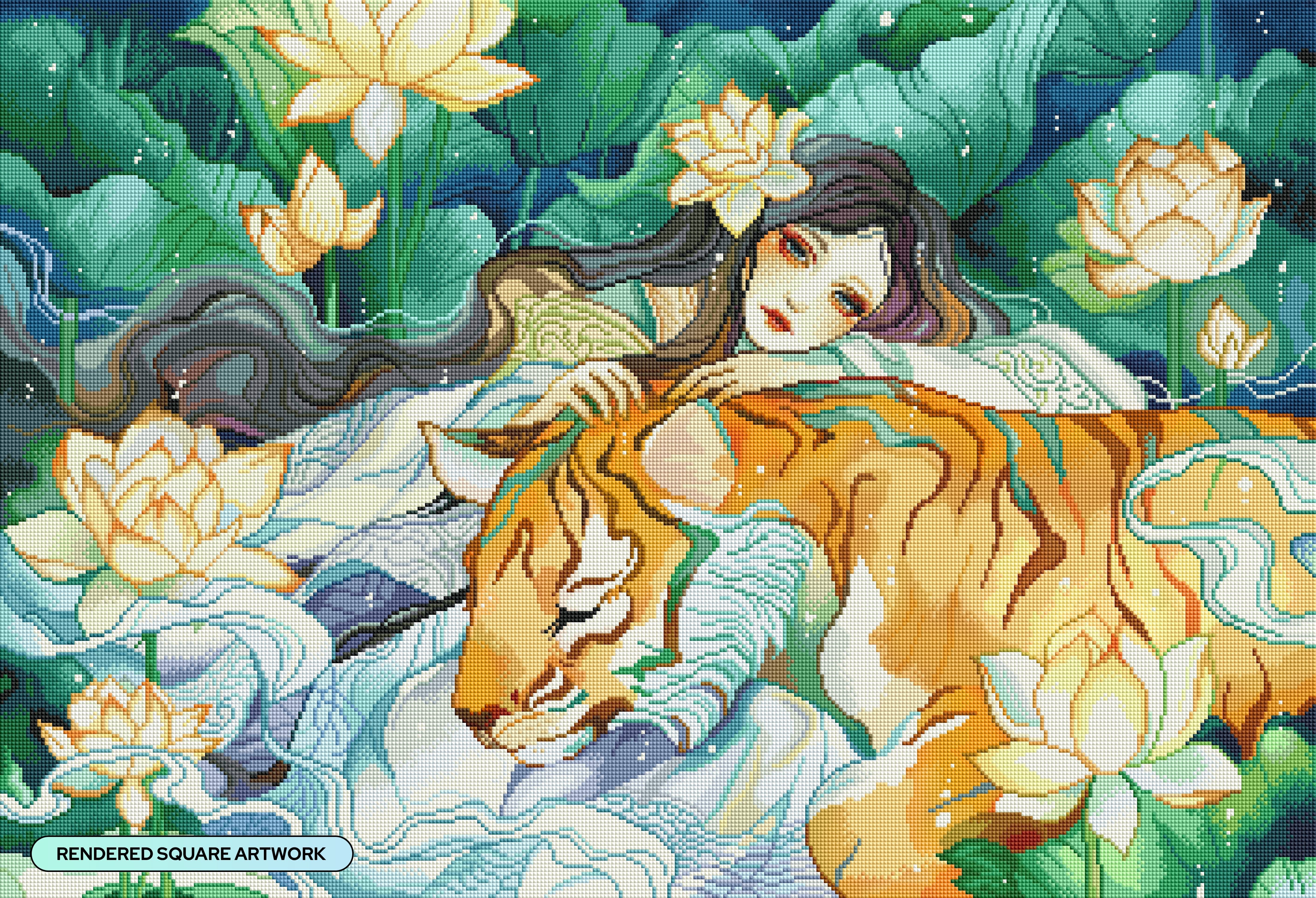 Water Tiger Diamond Painting Kit – Diamond Art Club