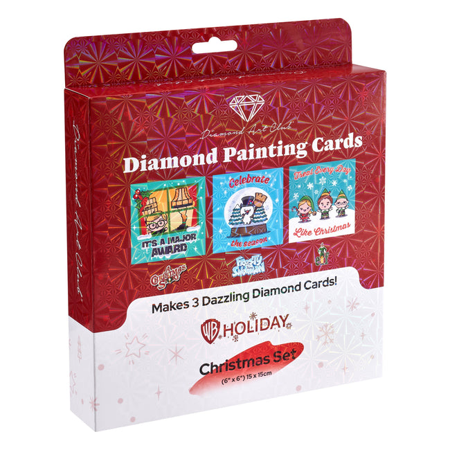 Diamond Painting WB™ DIY Christmas Cards (3-Pack) 6" x 6" (15cm x 15cm) / Round
