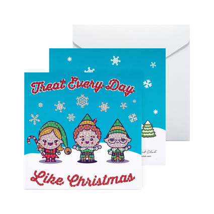 Diamond Painting WB™ DIY Christmas Cards (3-Pack) 6" x 6" (15cm x 15cm) / Round