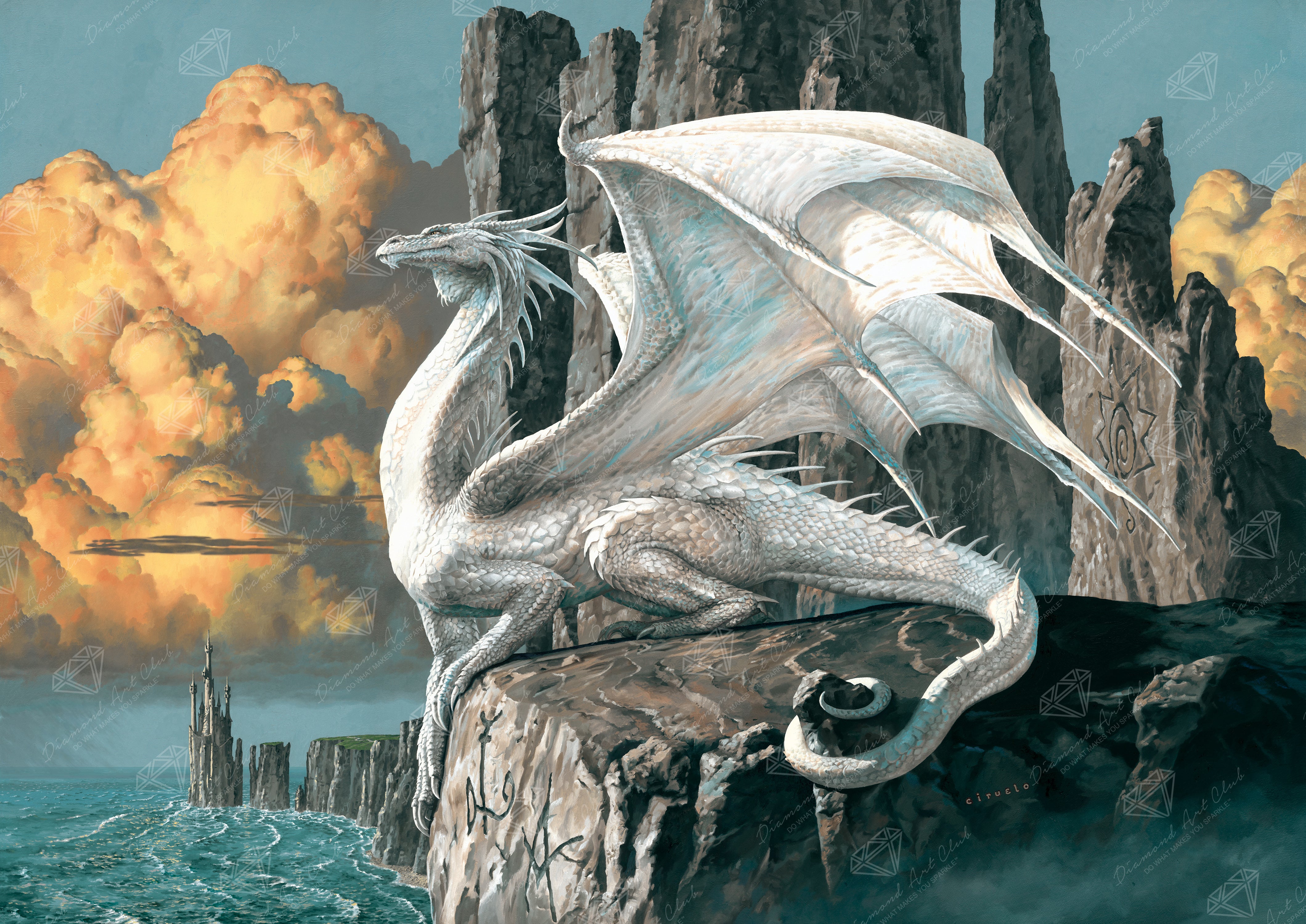 White Dragon – Diamond Art Club