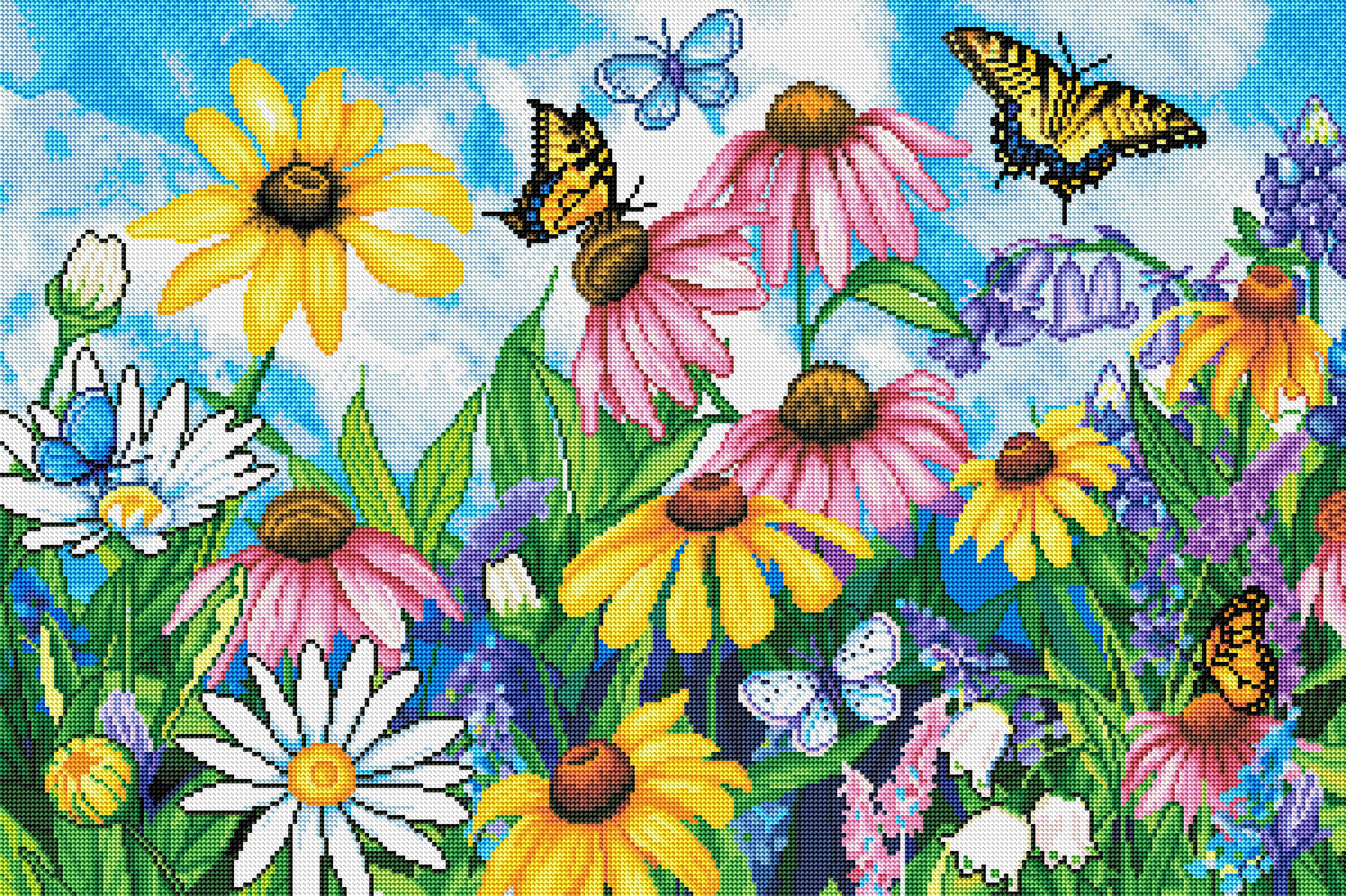 Wildflowers Butterflies – Diamond Art Club