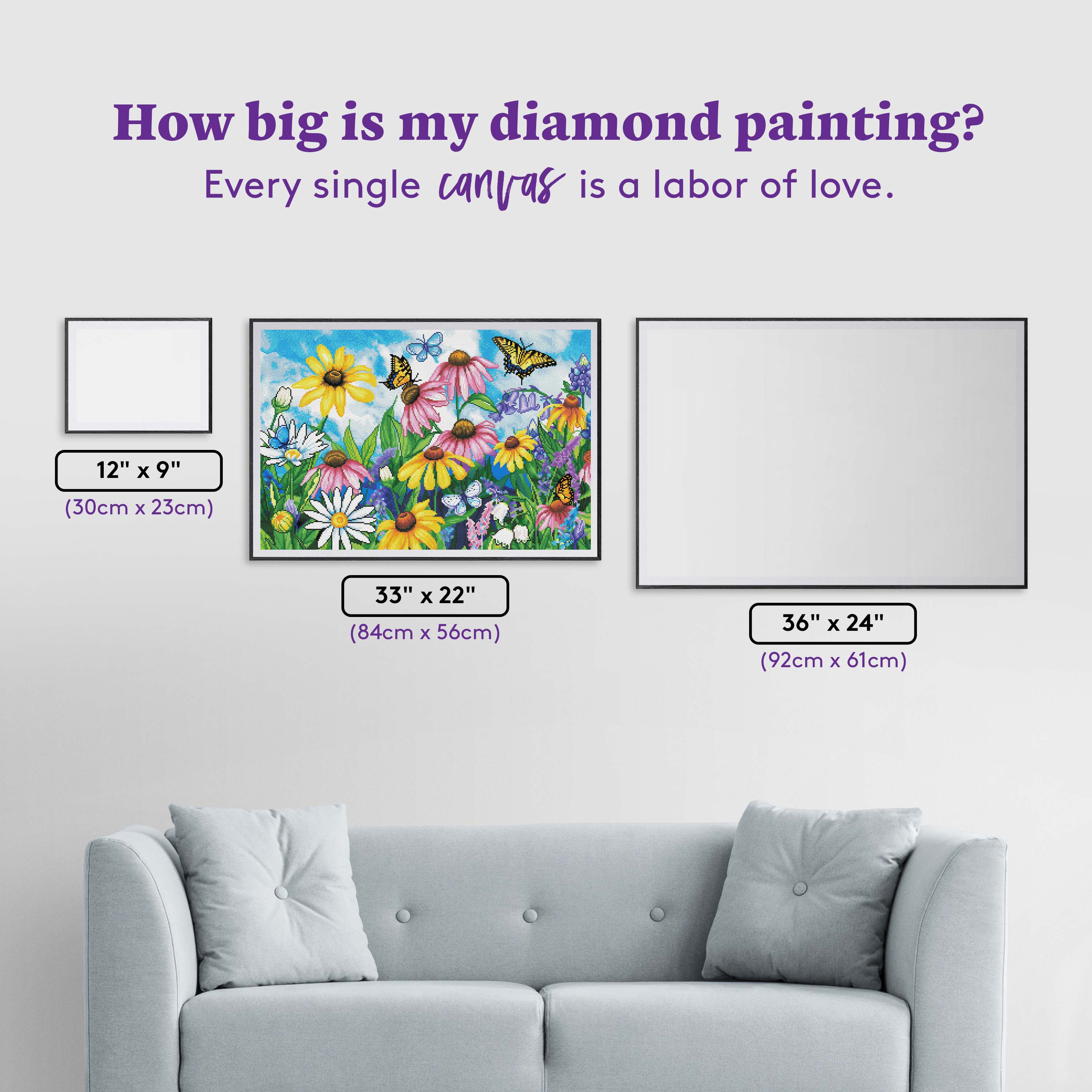 Wildflowers Butterflies – Diamond Art Club