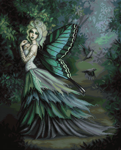 Diamond Painting Wind Spirit 27.6" x 34.3" (69.9cm x 86.9cm) / Square with 60 Colors including 4 Fairy Dust Diamonds / 98,069