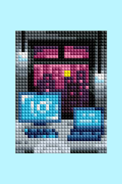 Diamond Painting Windows - Mini Dazzles™ 4" x 6" (10.2cm x 15.2cm) / Square With 29 Colors Including 2 ABs and 1 Special Diamond and 26 Fairy Dust Diamonds / 7,200