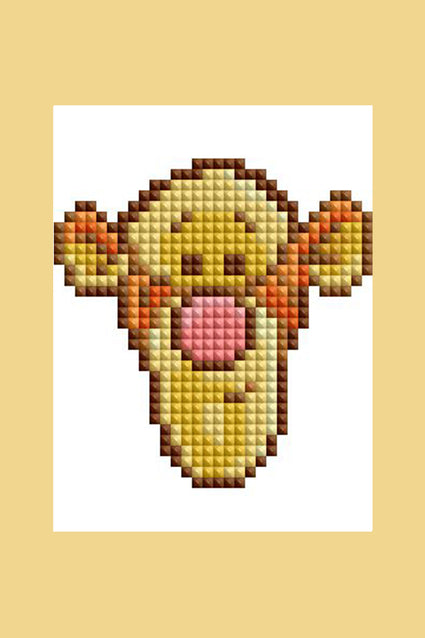 Diamond Painting Winnie the Pooh™ - Mini Dazzles™ 4" x 6" (10.2cm x 15.2cm) / Square With 28 Colors Including 28 Fairy Dust Diamonds / 6,356