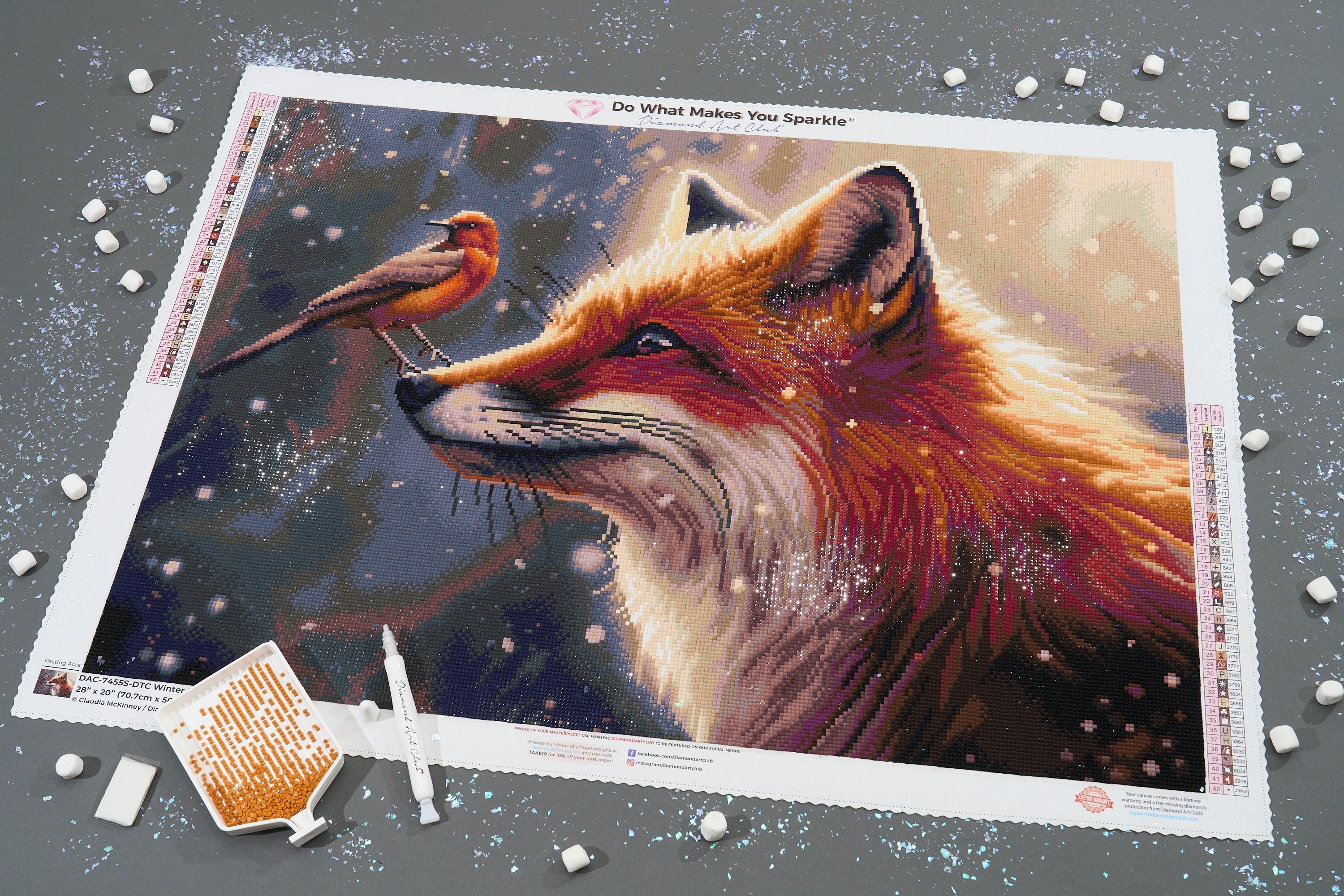 Winter Fox – Diamond Art Club