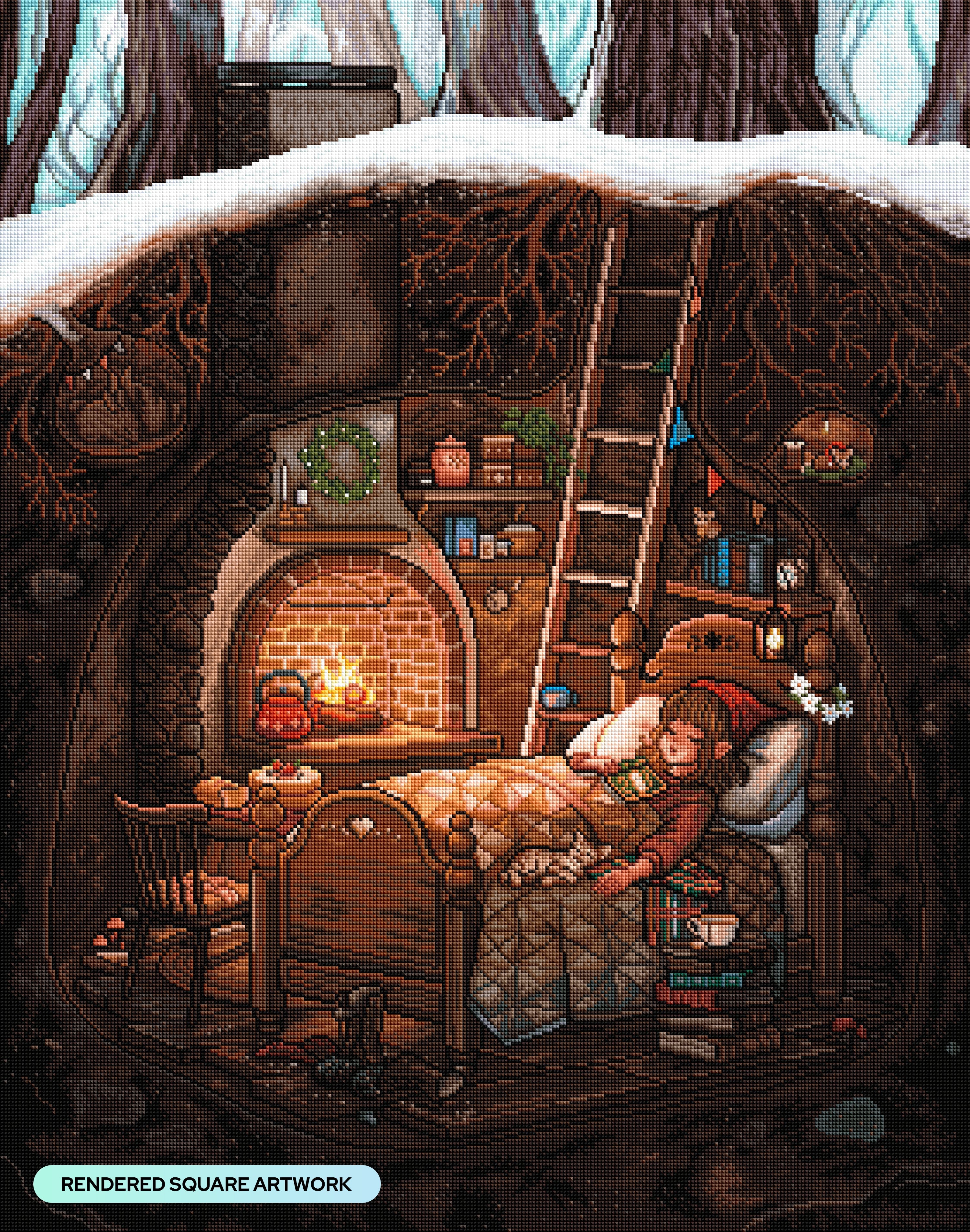 Winter Nap – Diamond Art Club