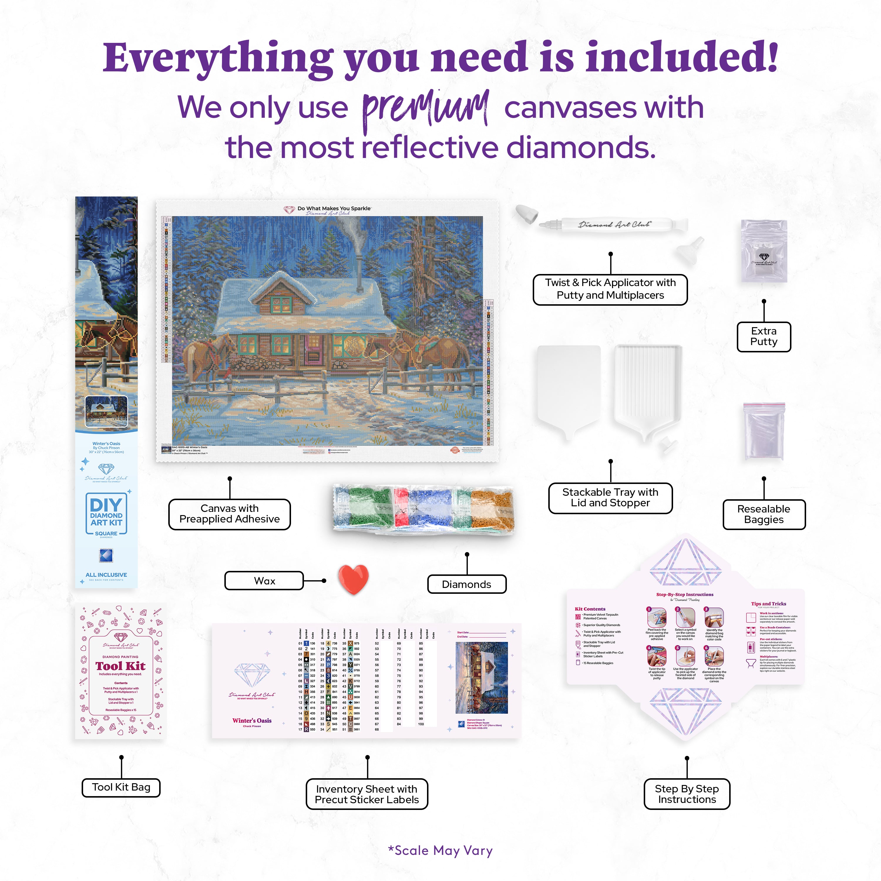 Winter's Oasis – Diamond Art Club