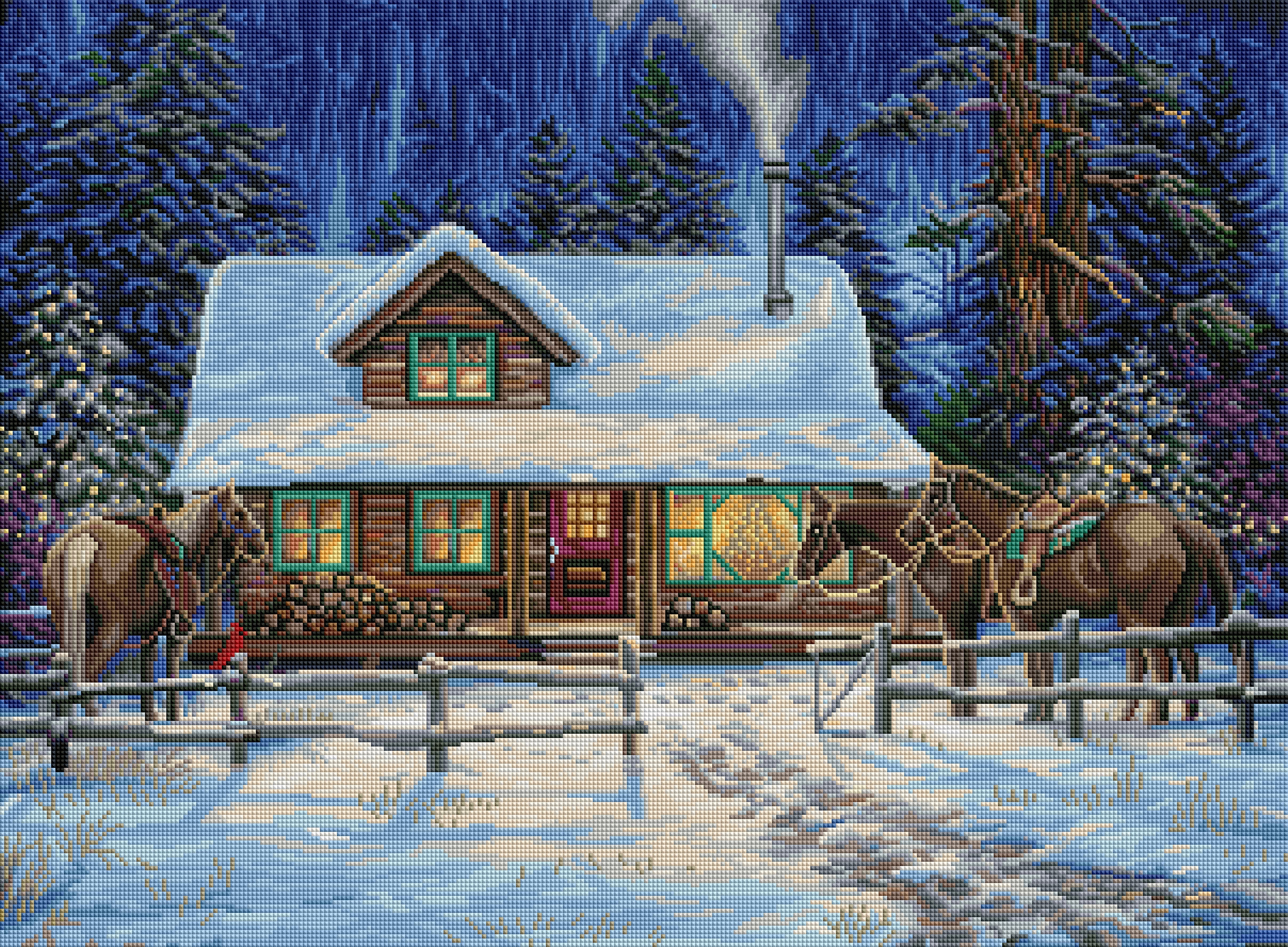 Winter's Oasis – Diamond Art Club