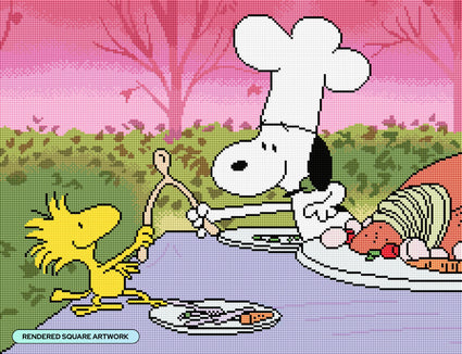 Diamond Painting Wishbone 22" x 17" (55.8cm x 42.8cm) / Square With 29 Colors including 2 ABs and 4 Fairy Dust Diamonds / 38,528