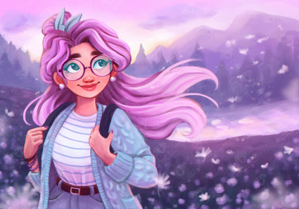 Diamond Painting Wishes 23.6″ x 16.5" (60cm x 42cm) / Round With 35 Colors Including 2 ABs / 31,376